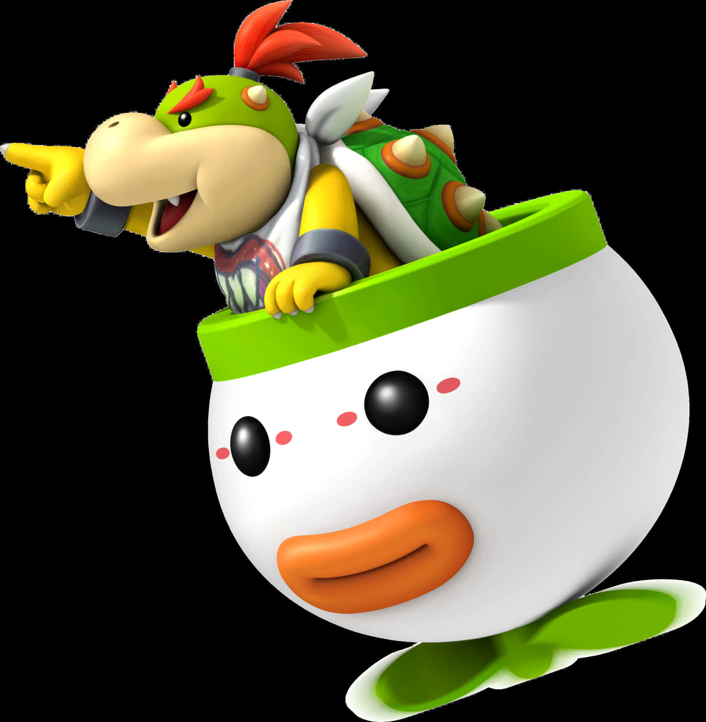Bowser Jr. trong Xe Hề Koopa Hình nền
