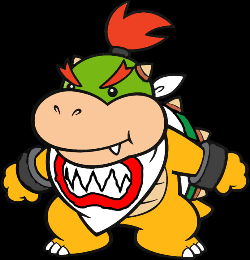 Bowser - Minh họa nhân vật hoạt hình Hình nền