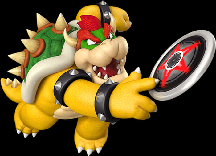 Bowser với vòng tay đinh Hình nền