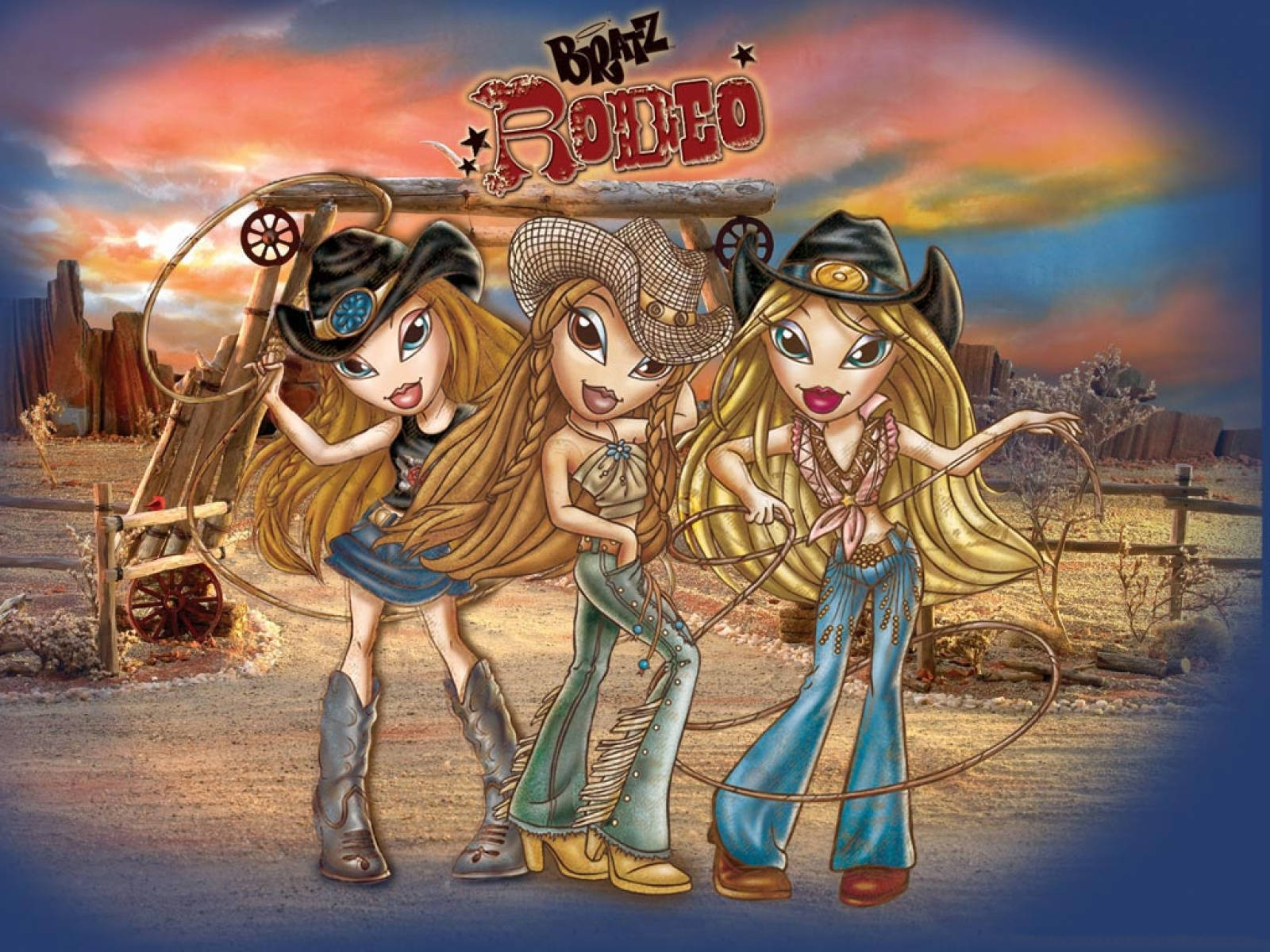 Bratz Thẩm Mỹ Cô Gái Rodeo Hình nền