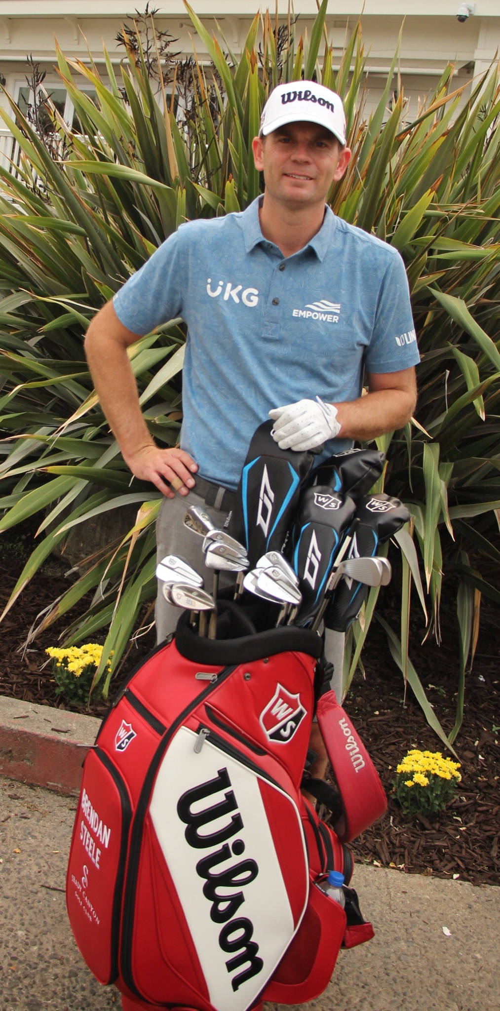 Brendan Steele với túi golf Hình nền