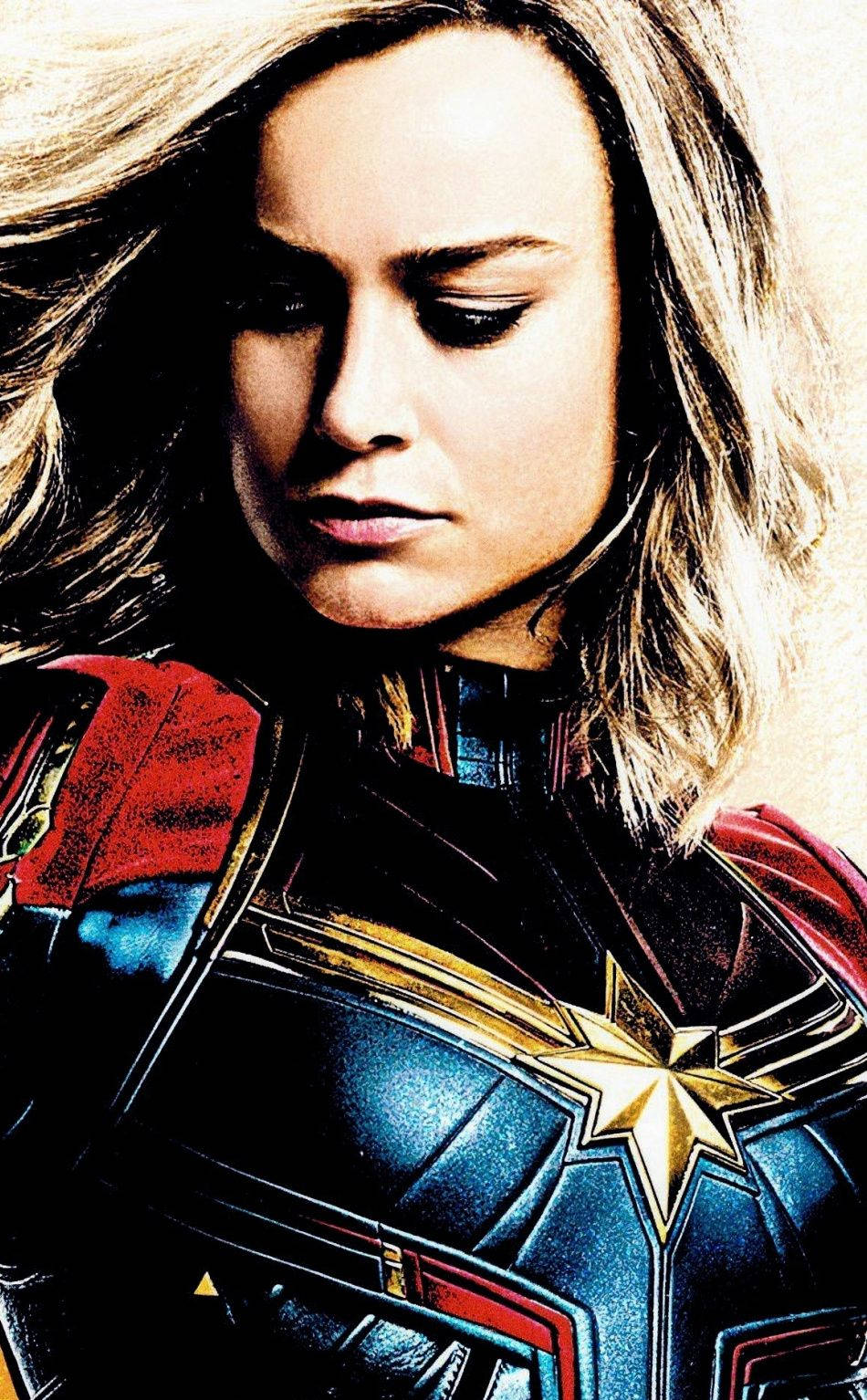 Brie Larson Captain Marvel iPhone Hình nền