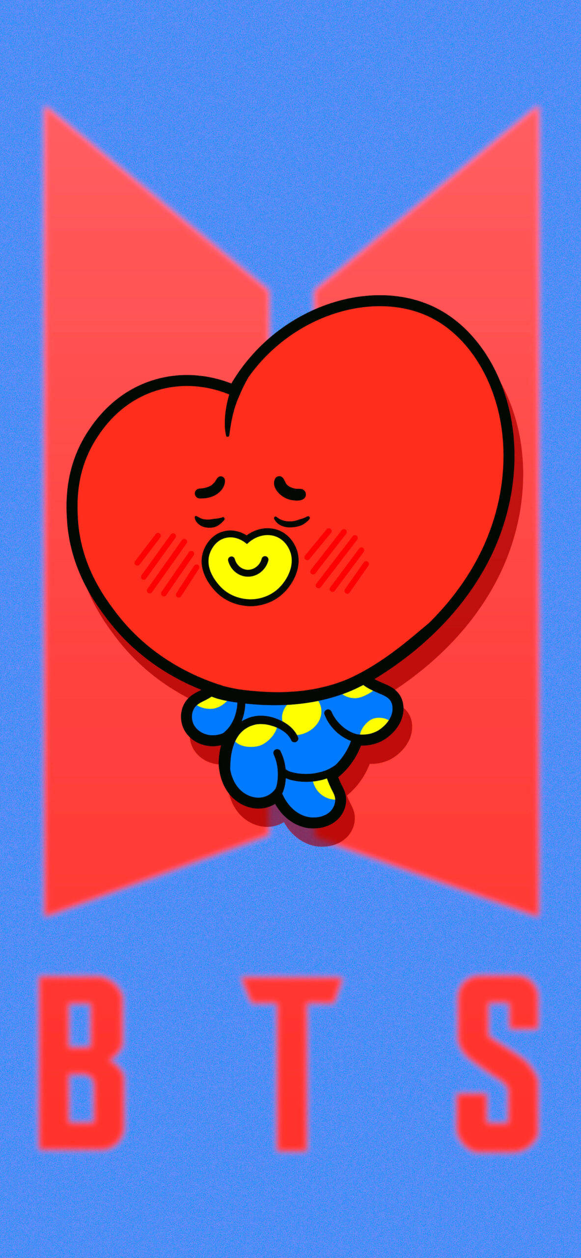 BT21 Tata trên logo BTS Hình nền