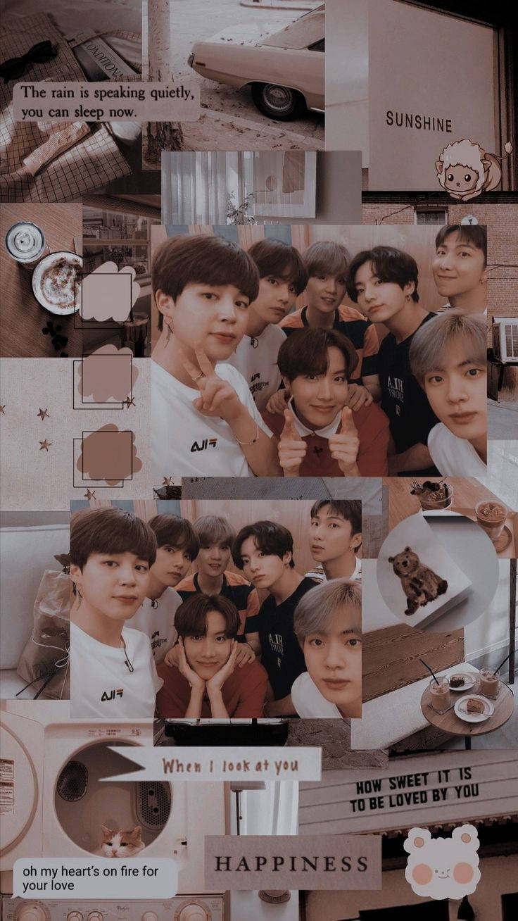 BTS Aesthetic Selfie Ngộ Nghĩnh Hình nền