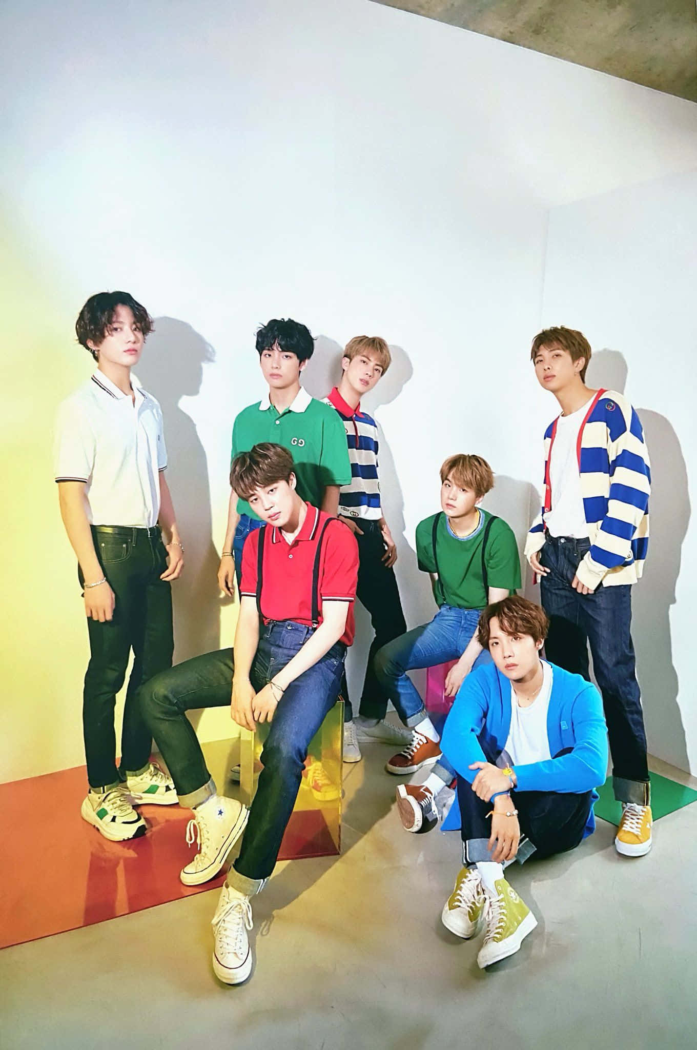 BTS Chụp Ảnh Trong Trang Phục Thường Ngày Hình nền
