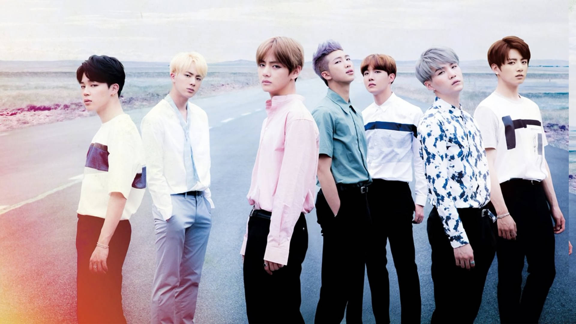 BTS Cùng Nhau Trên Đường Hình nền