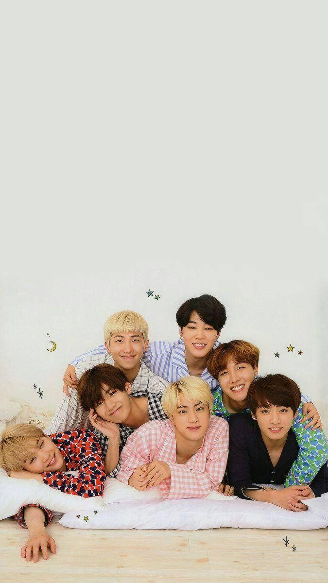 BTS Dễ Thương Trong Đồ Ngủ Hình nền