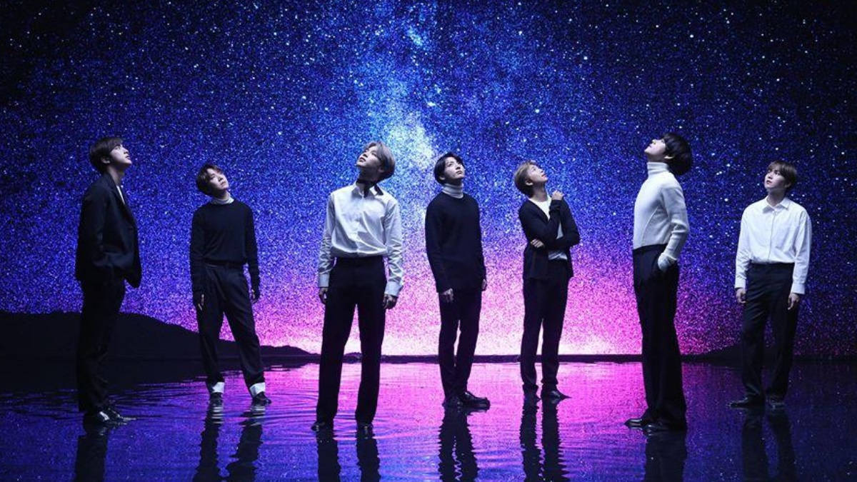 BTS Dưới Bầu Trời Sao - Hình Nền Máy Tính Hình nền