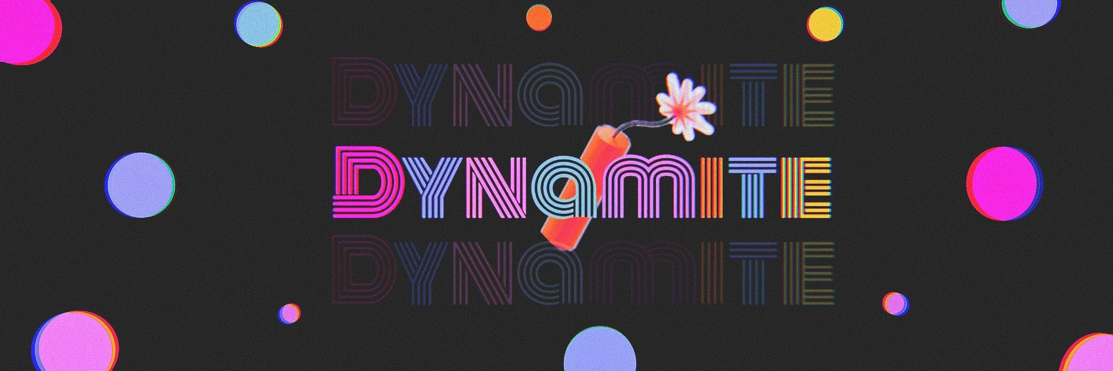 BTS Dynamite Hoa Laptop Hình nền