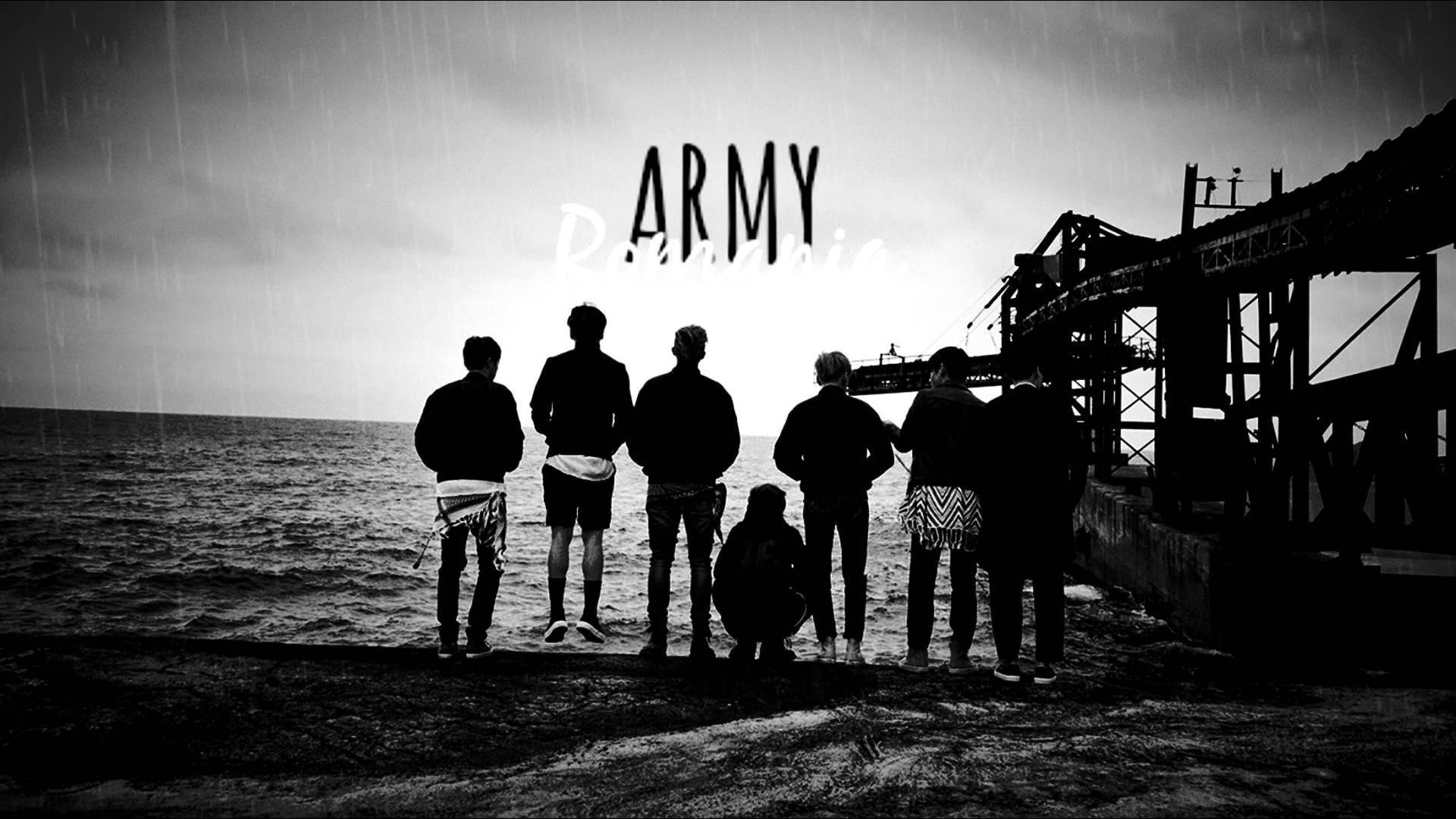 BTS Đen Trắng Thẩm Mỹ Hình nền