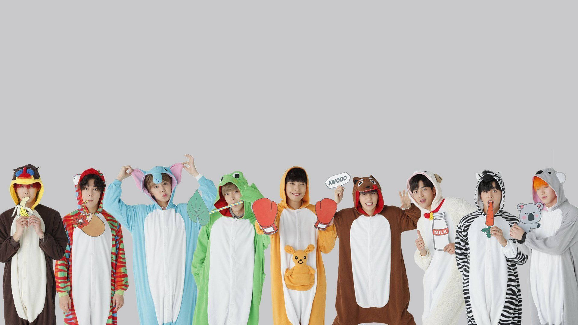 BTS hóa trang thú cưng dễ thương 2020 Hình nền