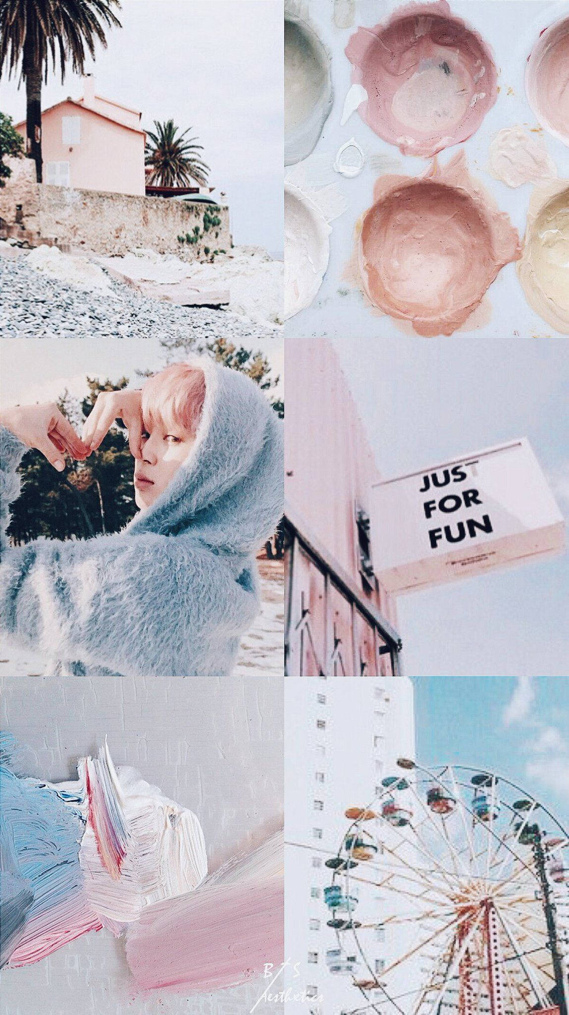BTS Jimin Pastel Mỹ Thuật Hình nền