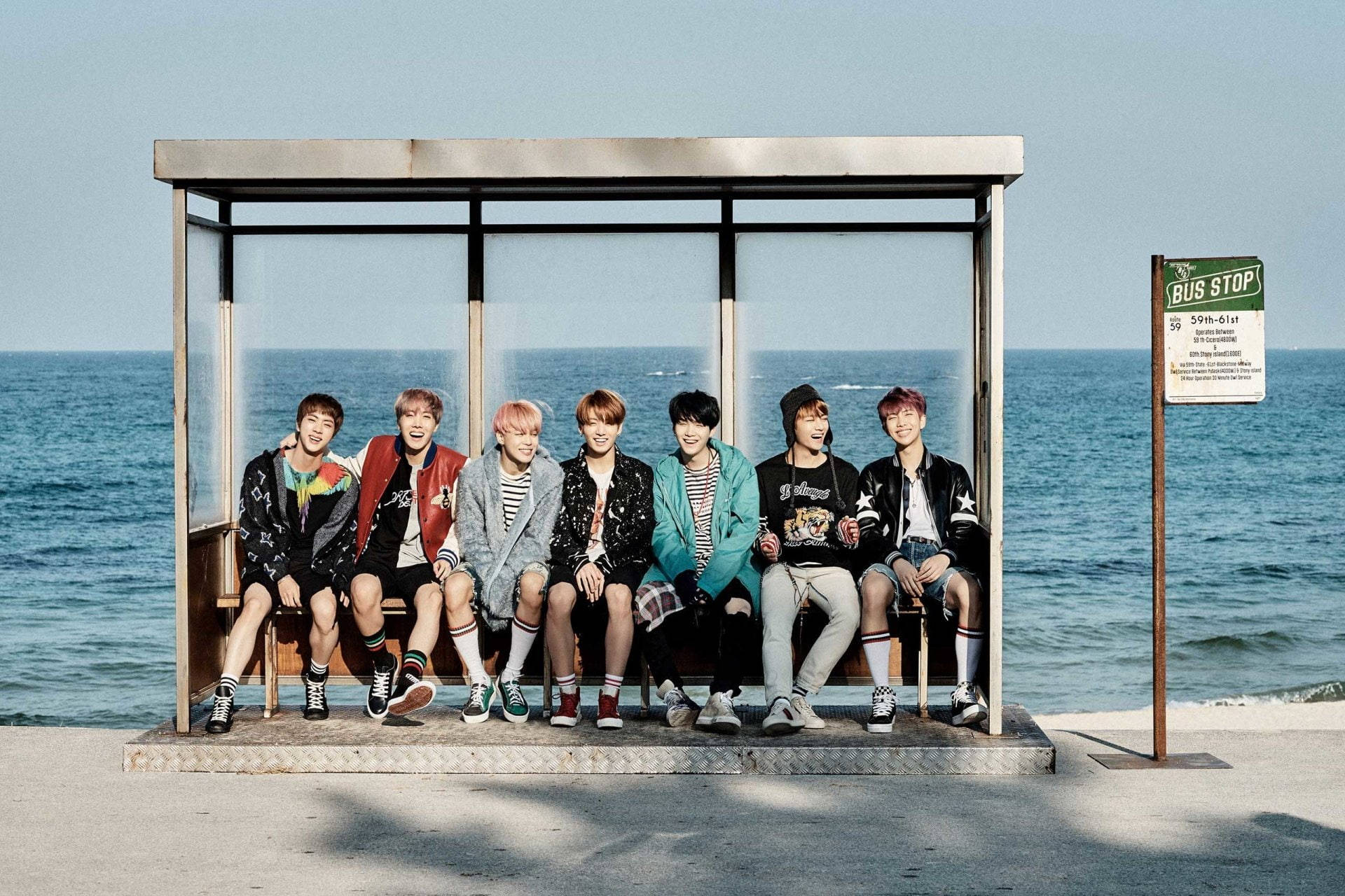 BTS Laptop Mùa Xuân Ngày Đẹp Trời Hình nền