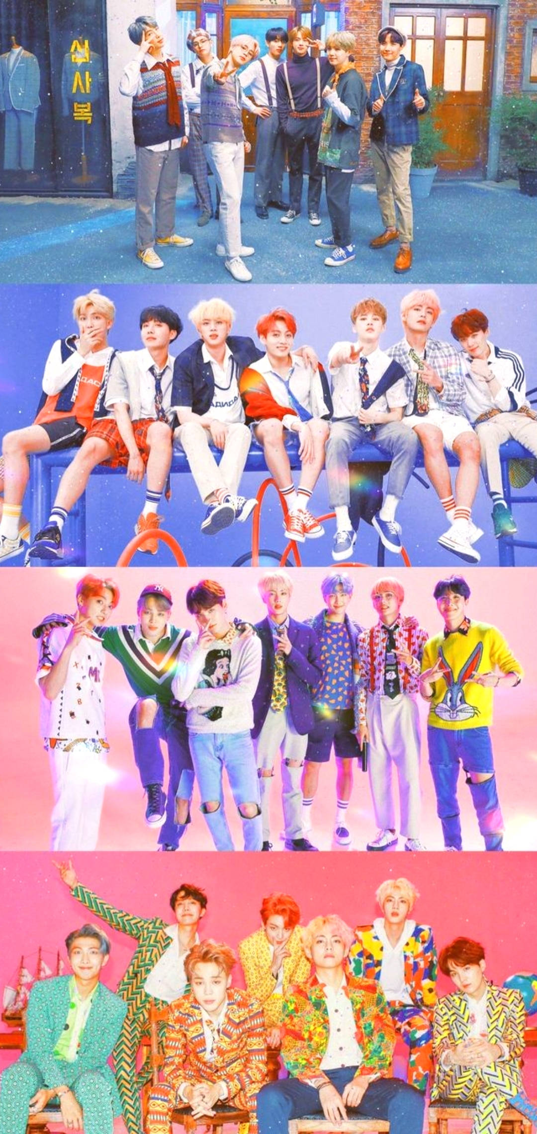 BTS Màn Hình Khóa Ảnh Nhóm Hình nền