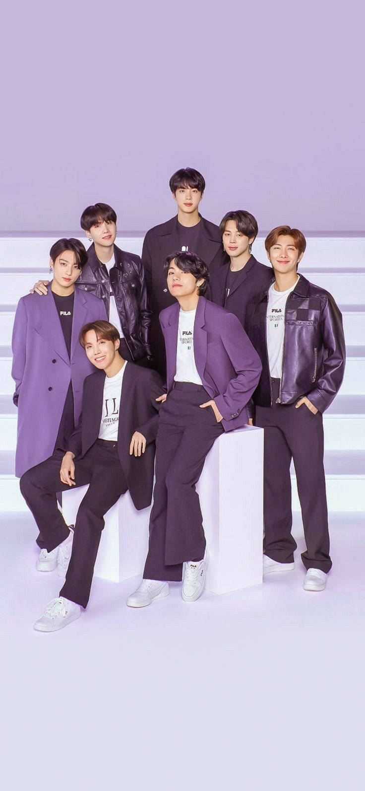 BTS Photoshoot Tím Thẩm Mỹ Hình nền
