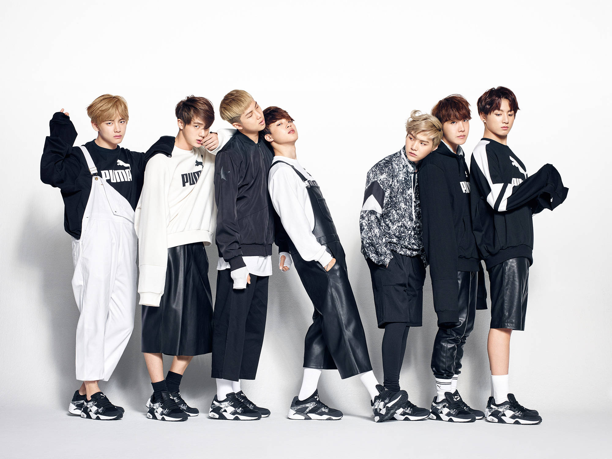 BTS Puma Chụp Ảnh Thẩm Mỹ Hình nền