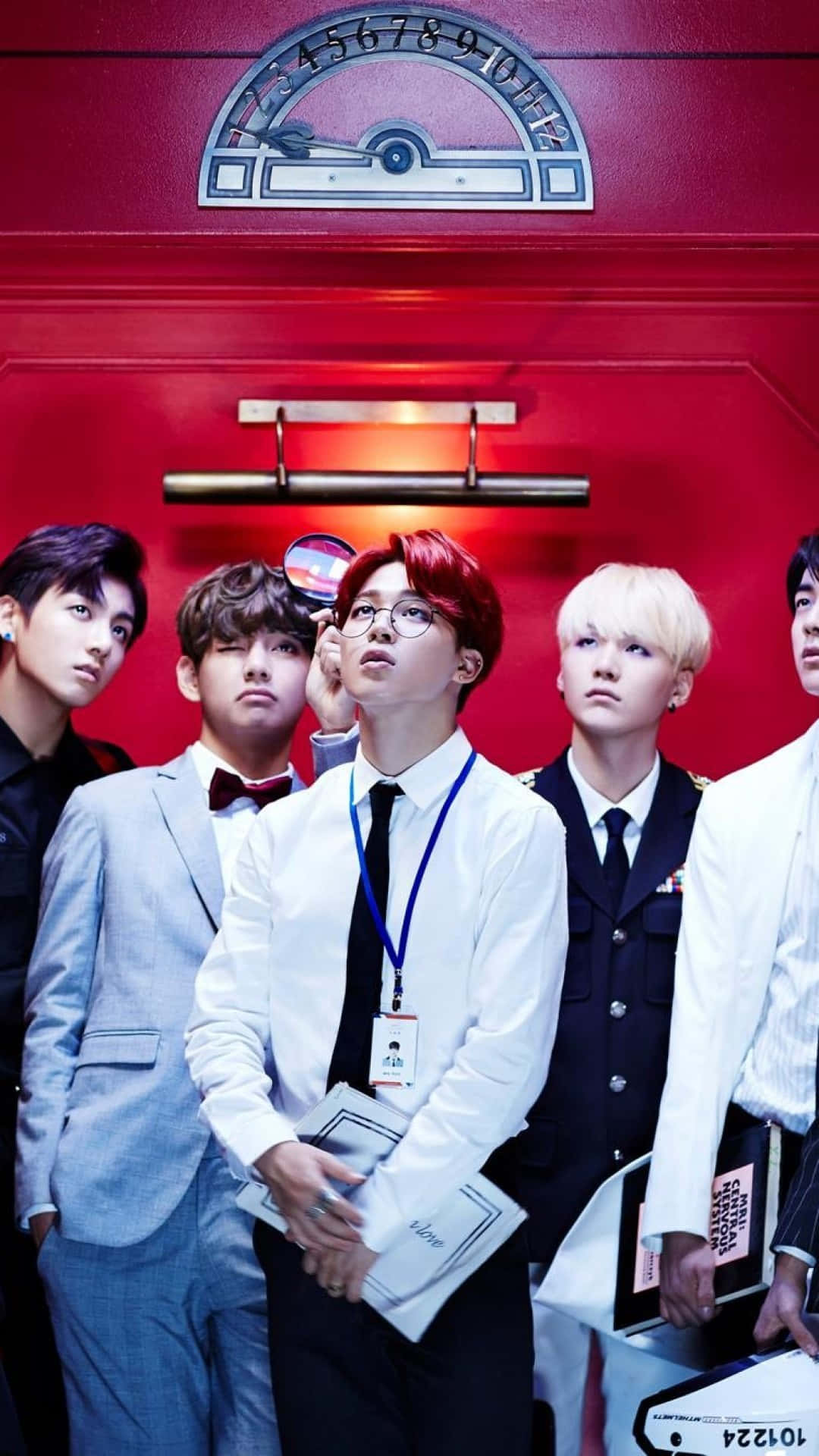 BTS trong thang máy iPhone Hình nền