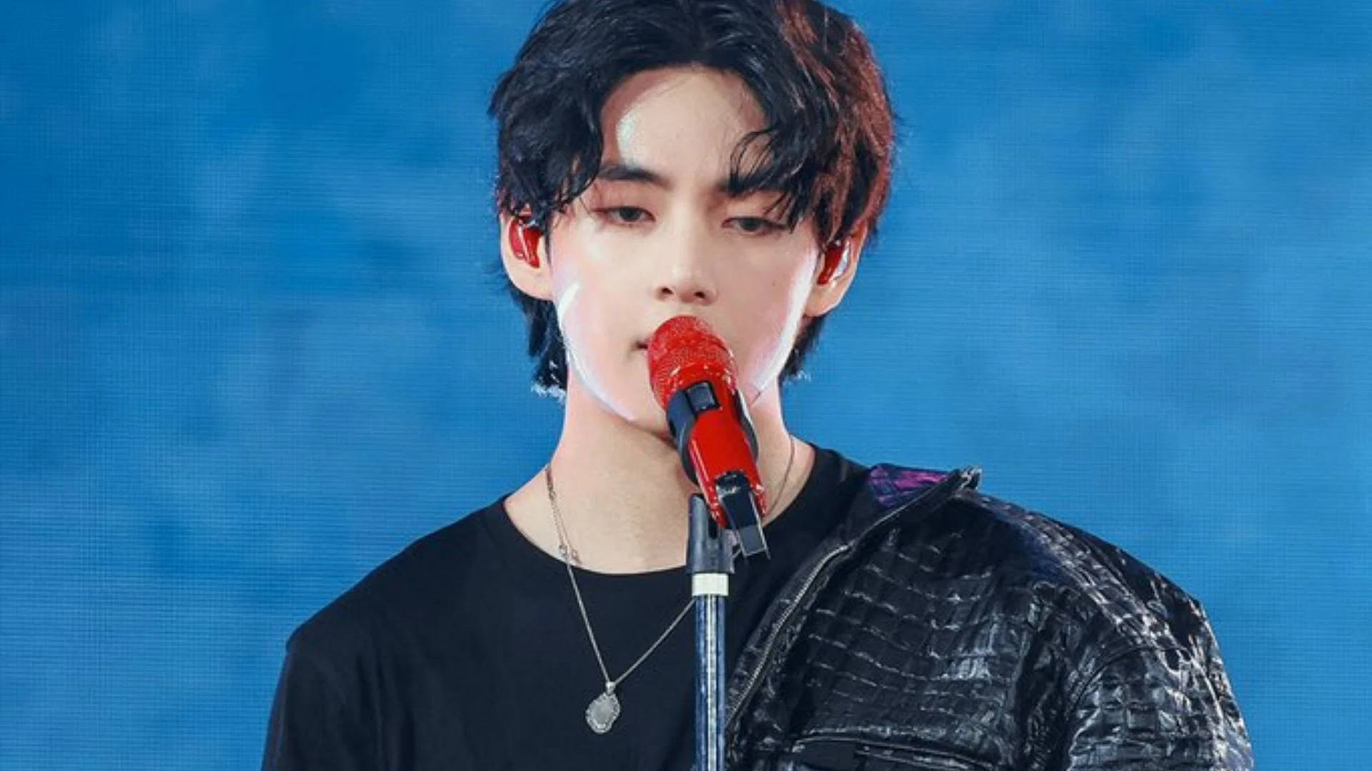 BTS V Micro Đỏ Hình nền