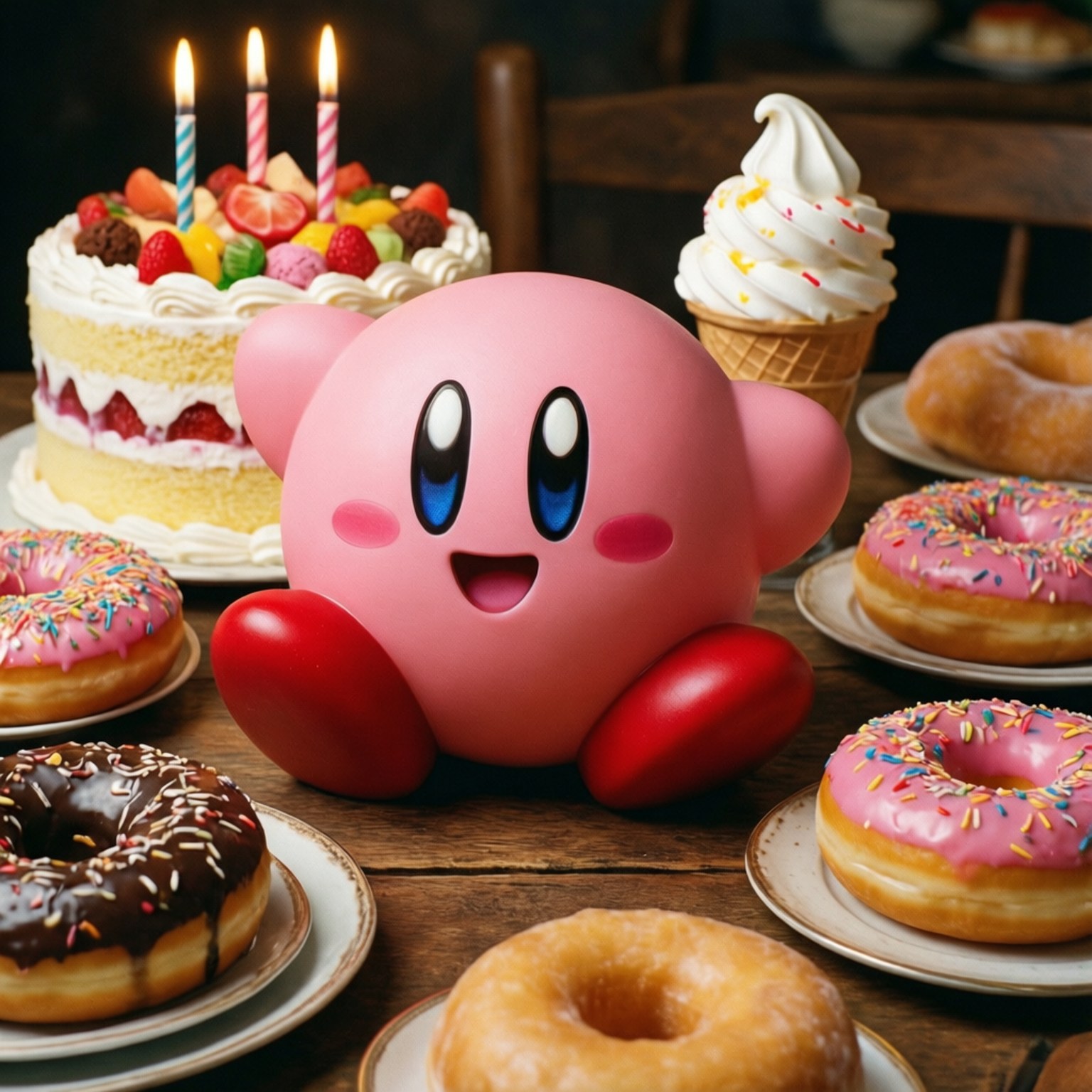 Bữa Tiệc Của Kirby Hình nền