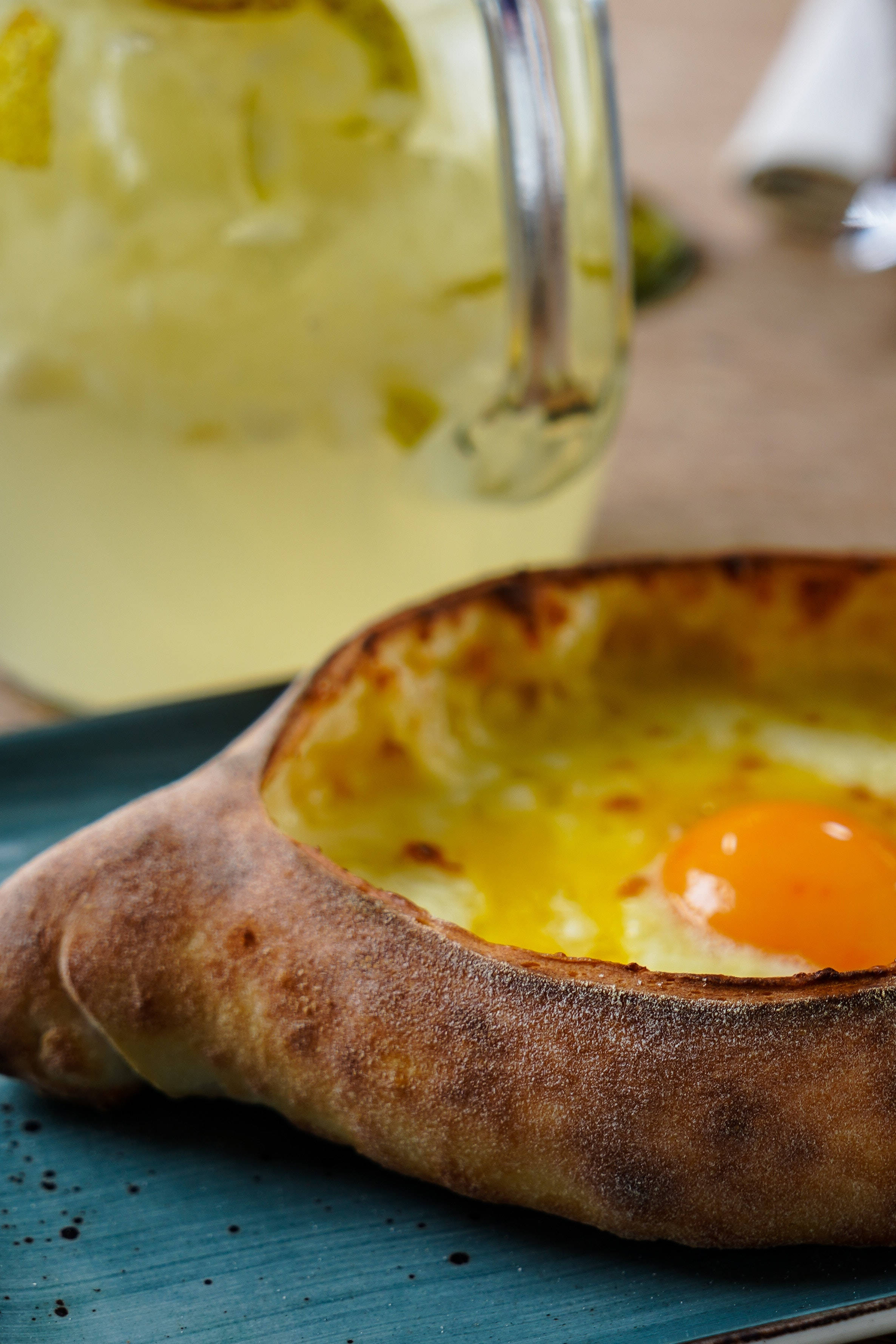 Bữa Tiệc Khachapuri Georgia Hấp Dẫn Hình nền