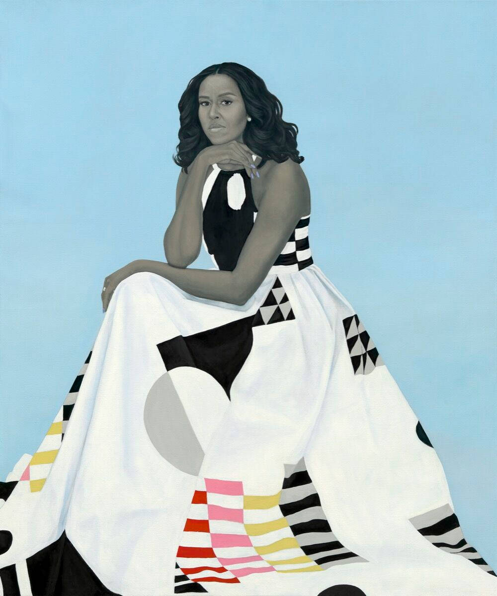 Bức tranh Đệ nhất phu nhân Michelle Obama Hình nền