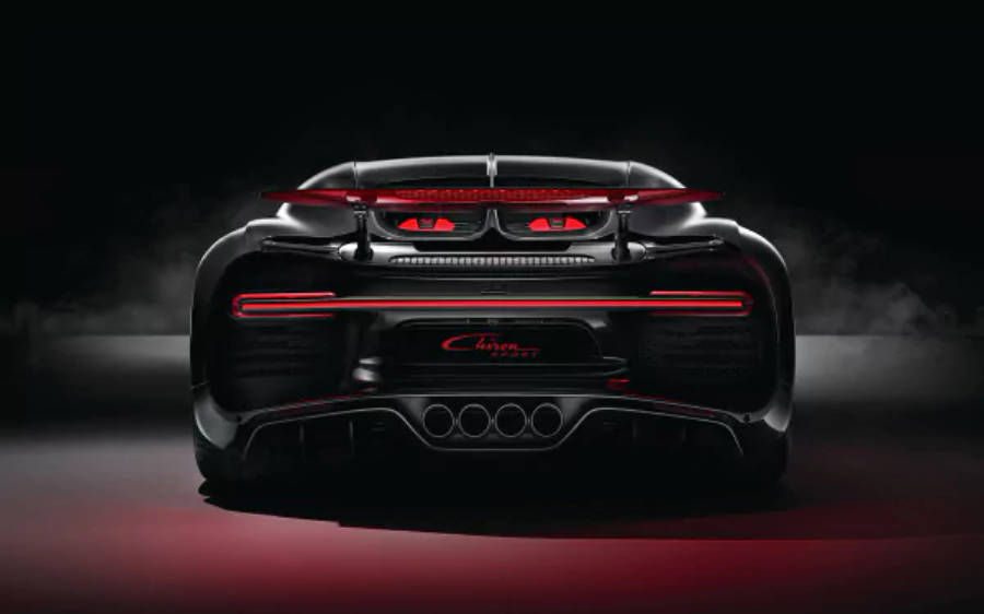Bugatti Chiron Góc Nhìn Sau 4K Hình nền