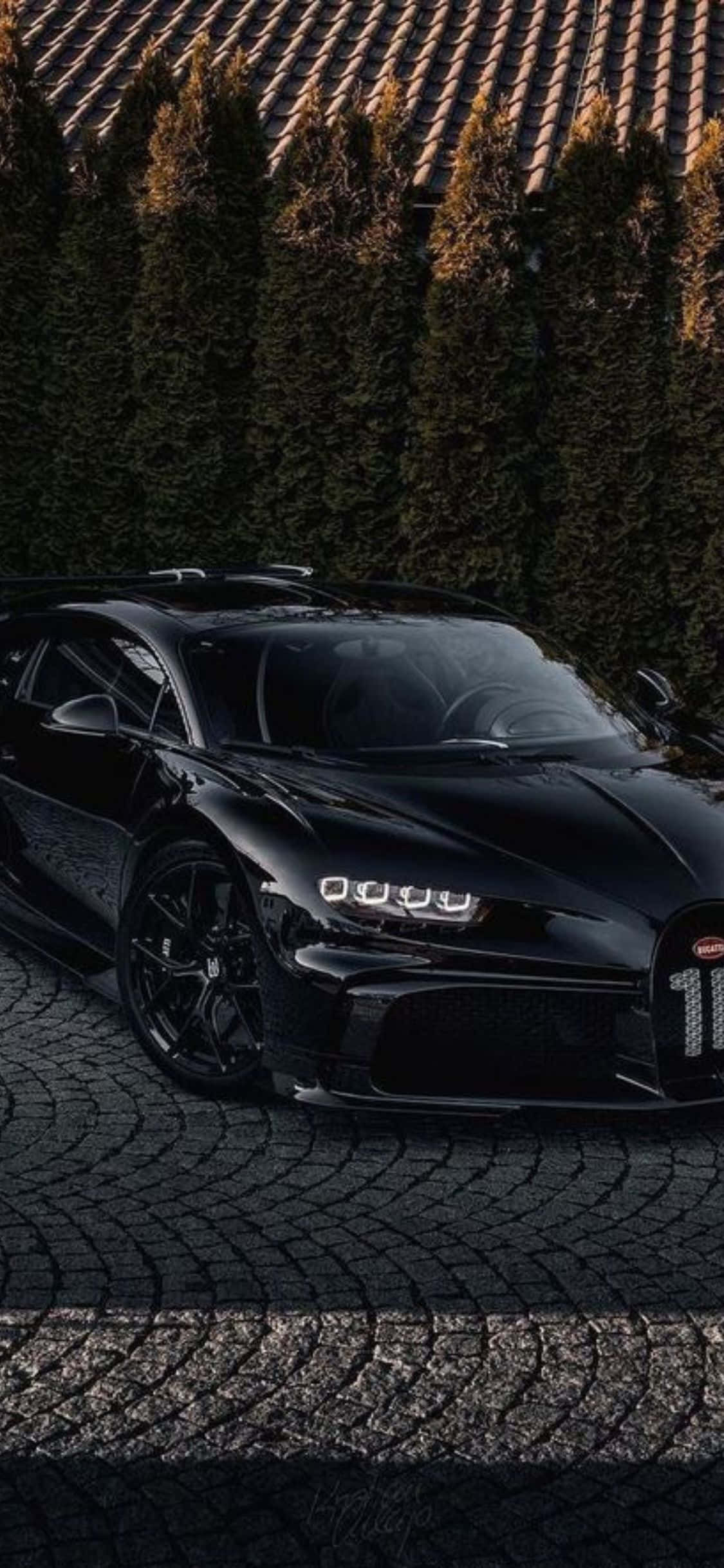 Bugatti Veyron được trình diễn trên iPhone Xs mới Hình nền