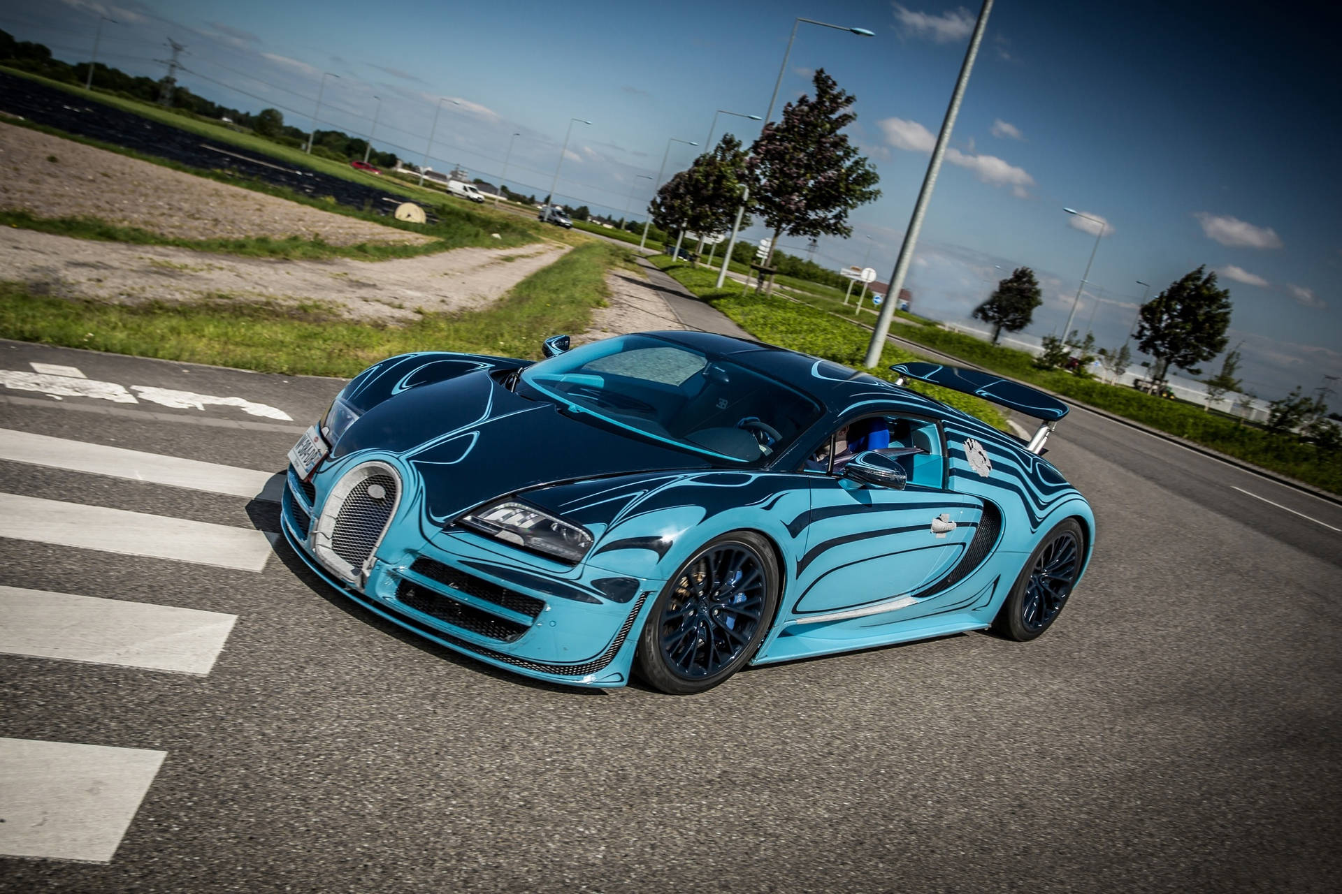 Hình nền Bugatti Veyron Xanh Sapphire