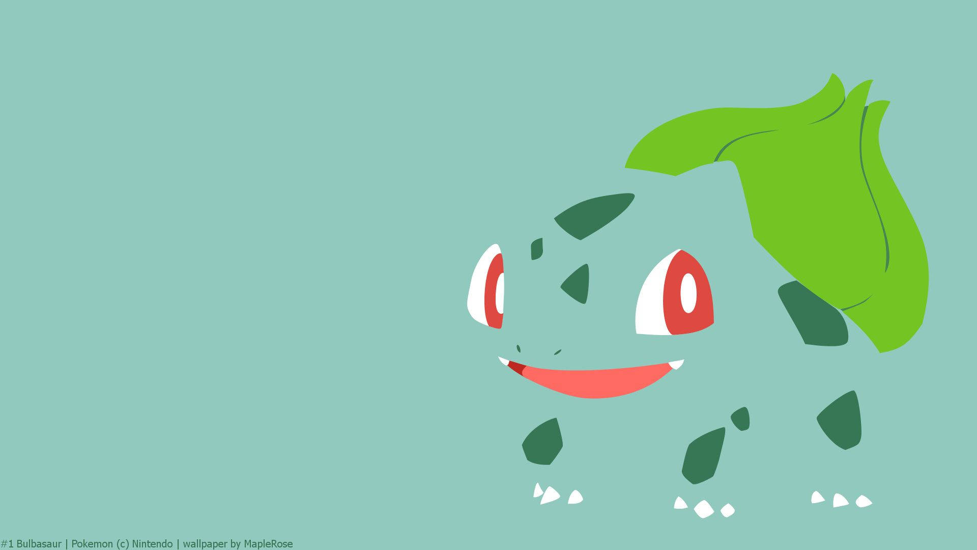 Bulbasaur dễ thương và đáng yêu Hình nền