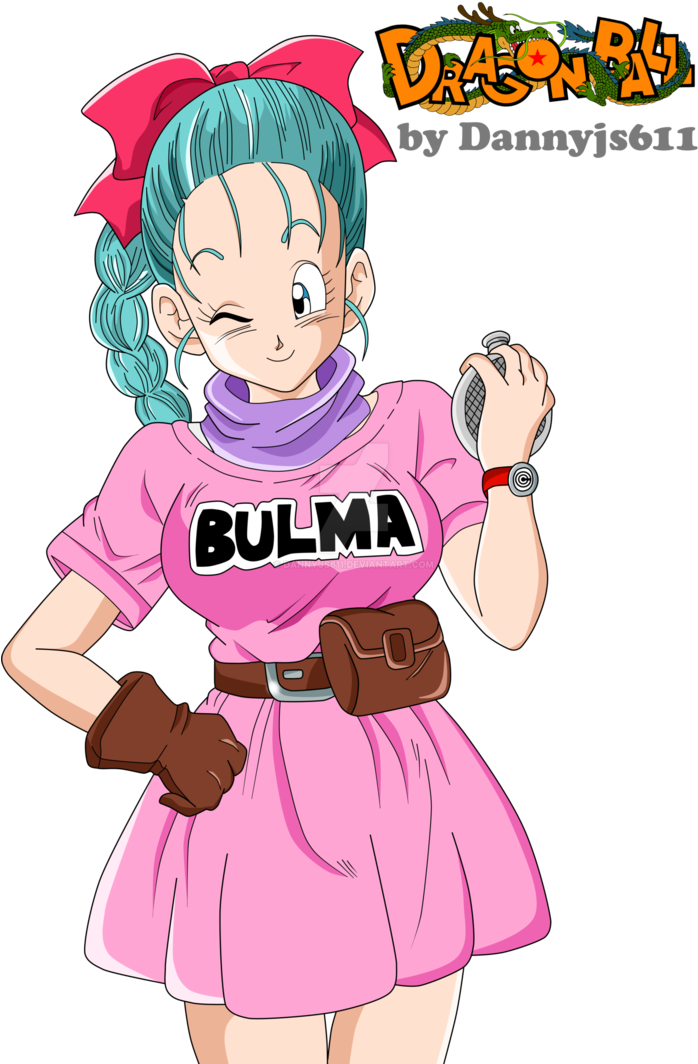 Bulma Váy Hồng Cổ Điển Dragon Ball Hình nền
