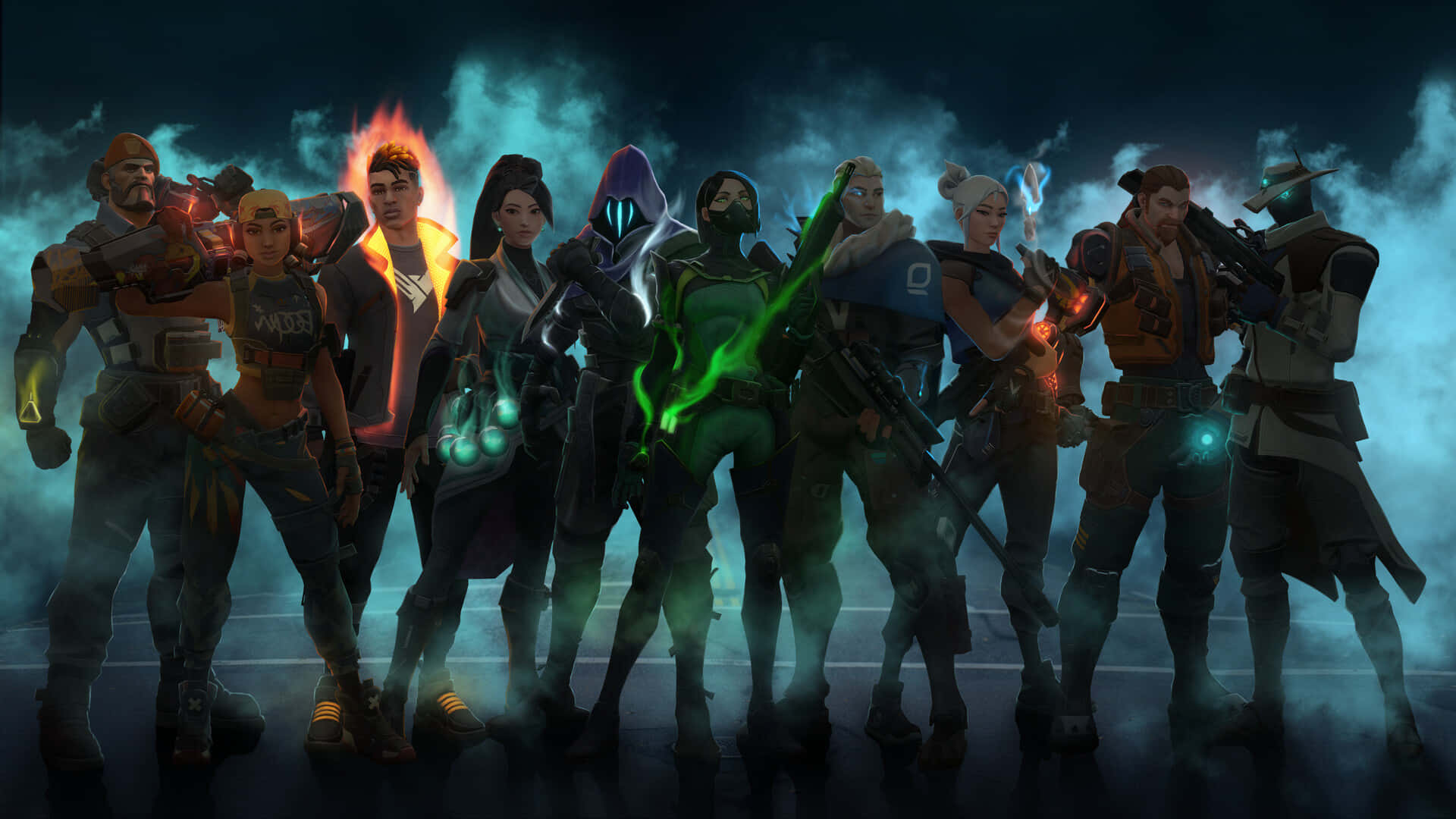 Bước những bước đầu tiên trong thế giới cyberpunk của Valorant Hình nền