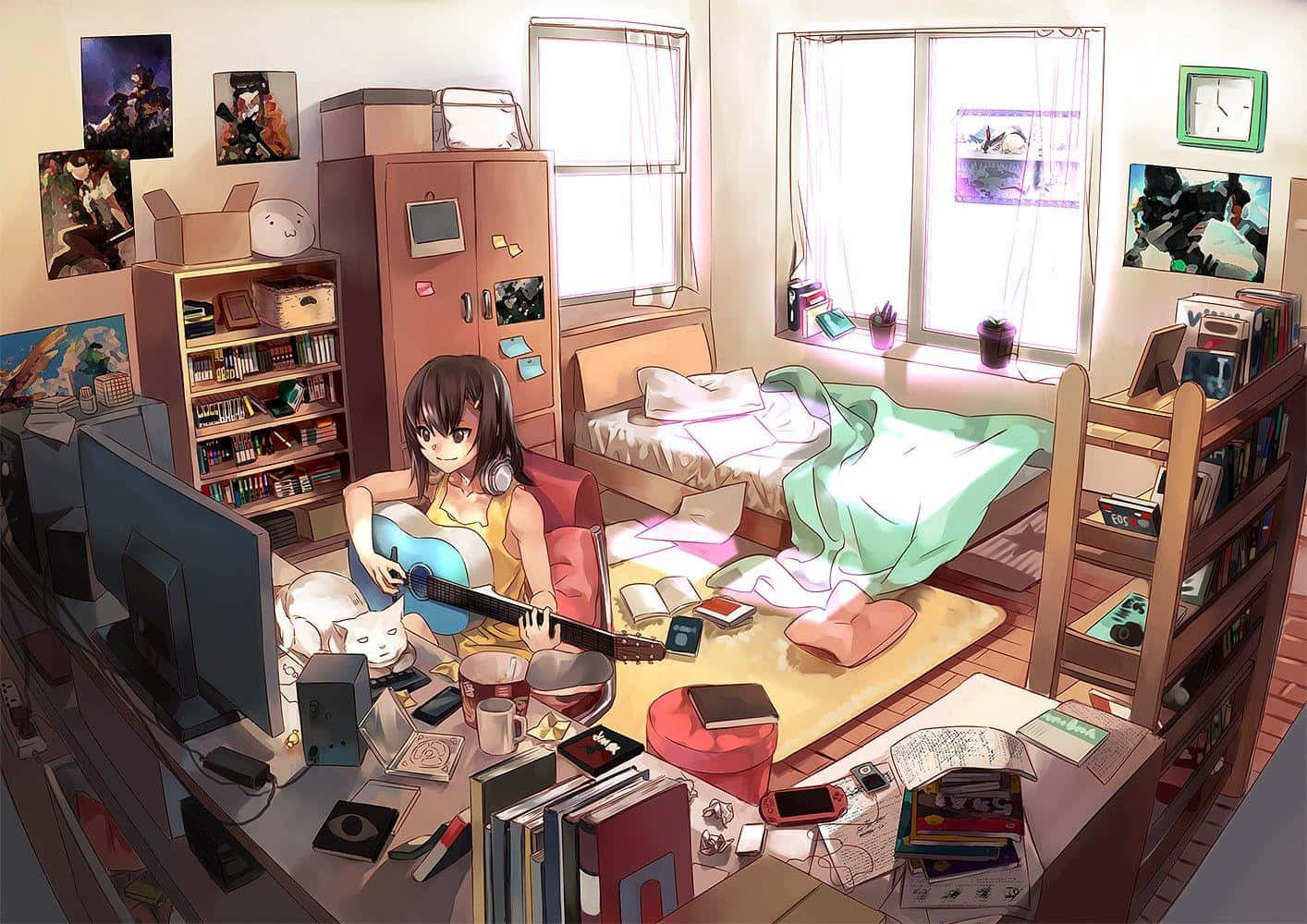 Bước vào Phòng Anime để Trải Nghiệm Anime Đỉnh Cao Hình nền