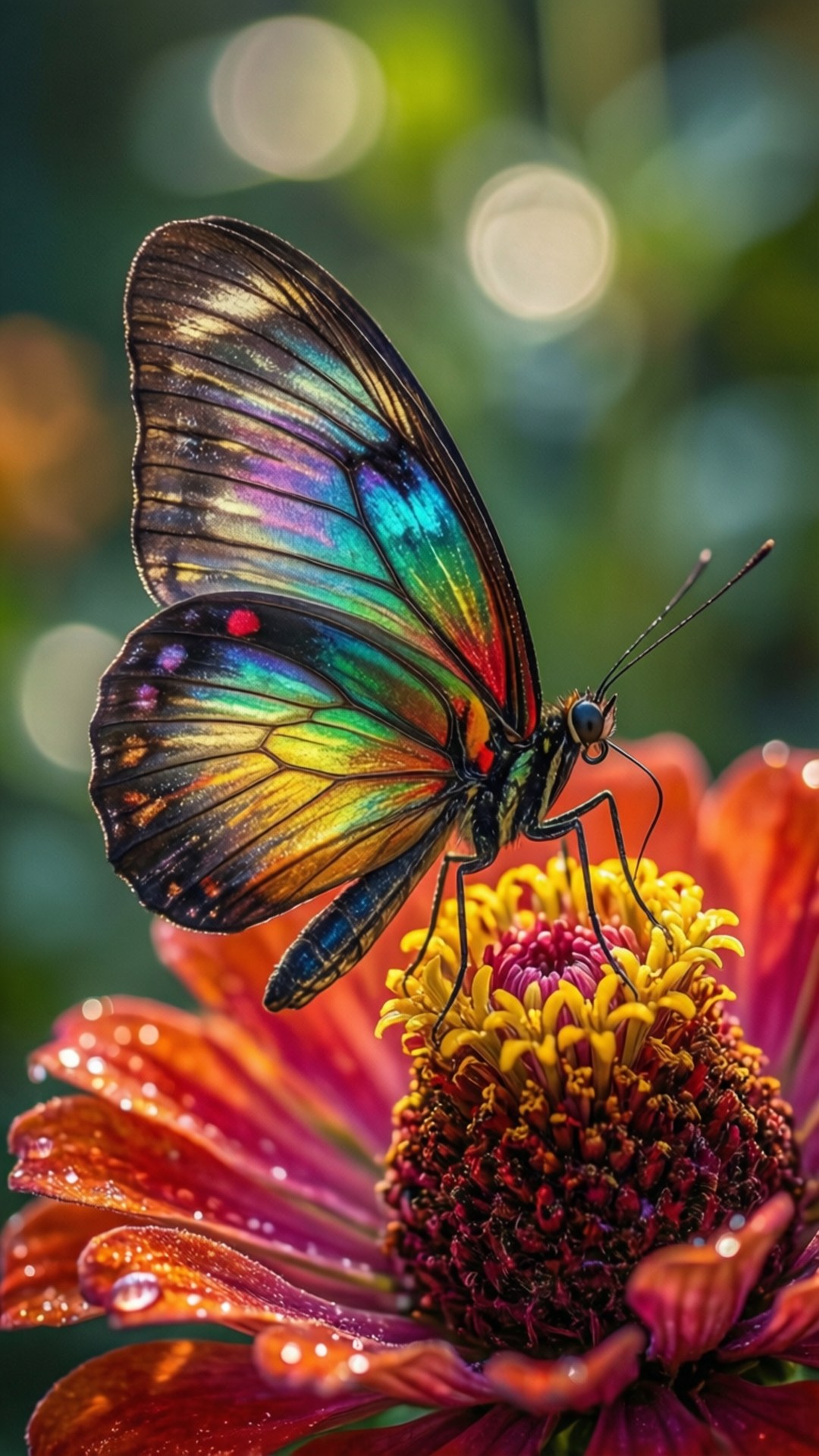 Bướm Cầu Vồng Macro Hình nền