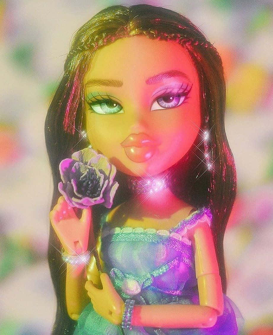 Búp bê Bratz thẩm mỹ cầu vồng Hình nền