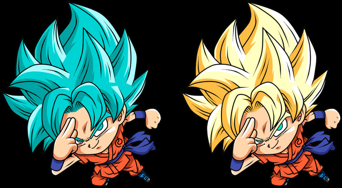 Các biến thể Super Saiyan của Goku Hình nền