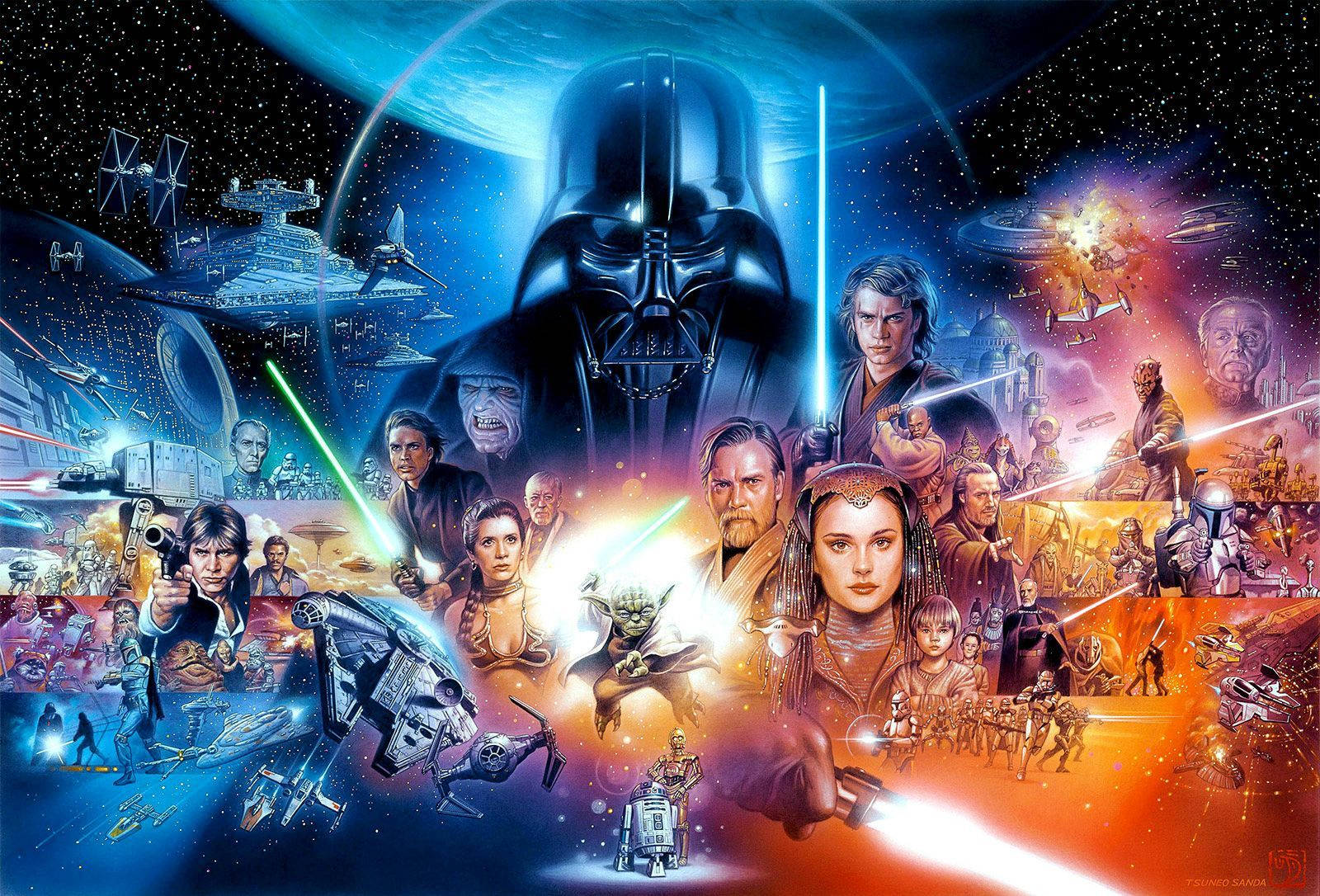 Các nhân vật biểu tượng từ thương hiệu Star Wars được yêu thích Hình nền