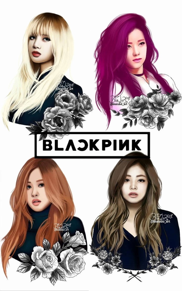 Các thành viên Blackpink khoe tác phẩm nghệ thuật hoa tuyệt đẹp từ fan Hình nền