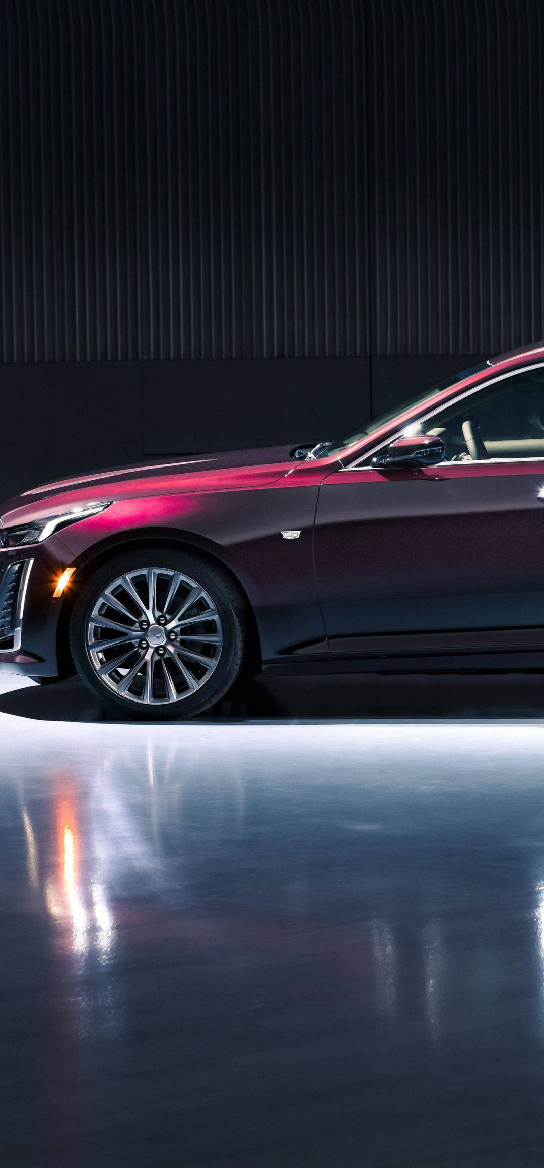 Cadillac Đỏ Bóng Chụp Từ iPhone Hình nền