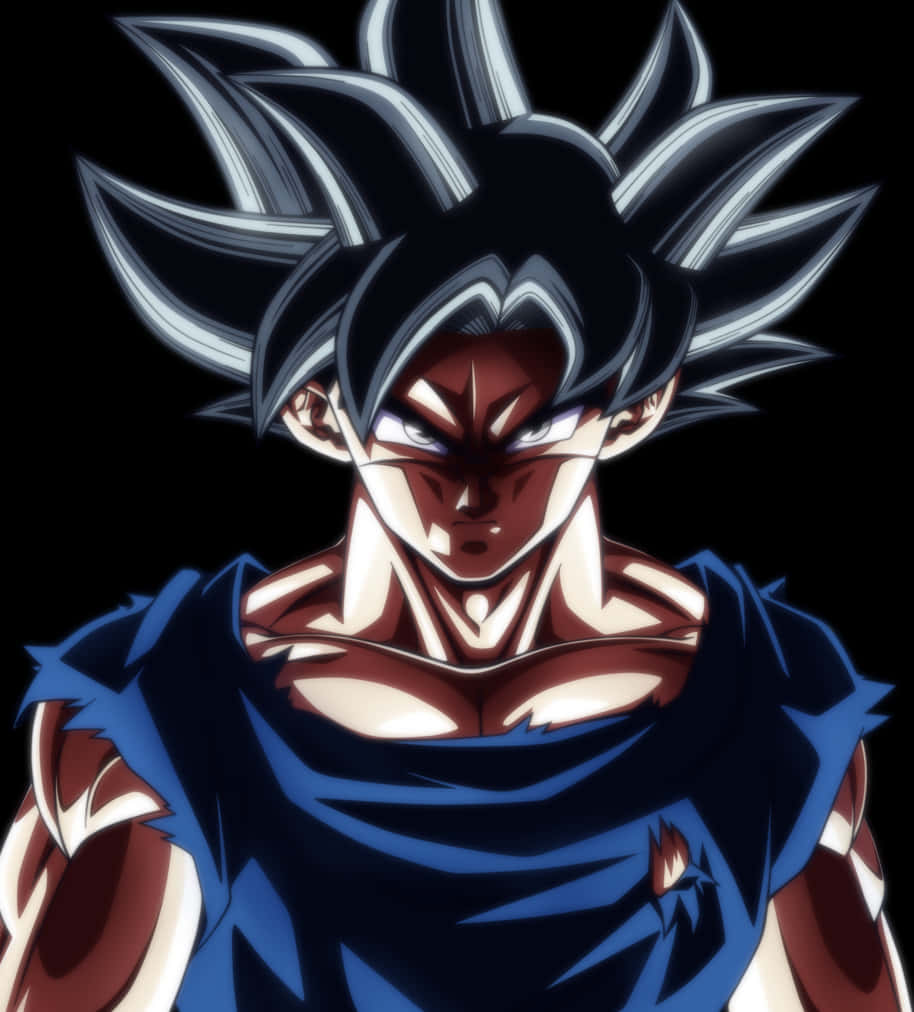 Cái nhìn mãnh liệt của Goku Tự Tại Cực Công Hình nền