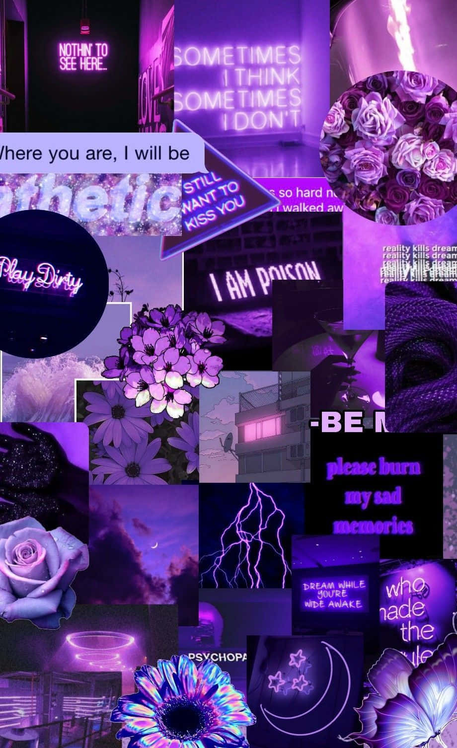 Cali's finest aesthetic purple baddie serving up sassy looks. Hình nền