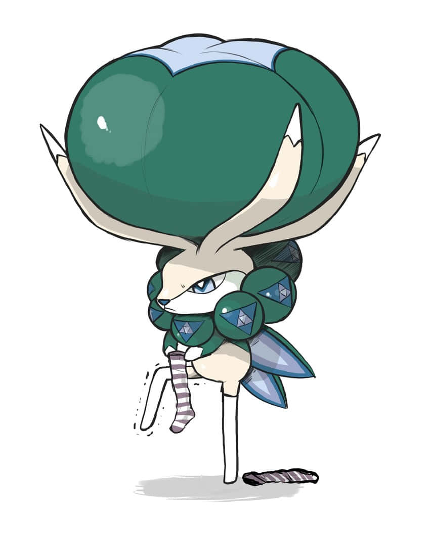Calyrex Pokemon Trên Nền Trắng Hình nền