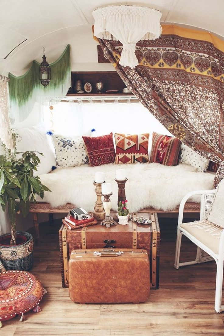 Cảm nhận sự tự do của cuộc sống phong cách boho với bức ảnh rực rỡ này Hình nền