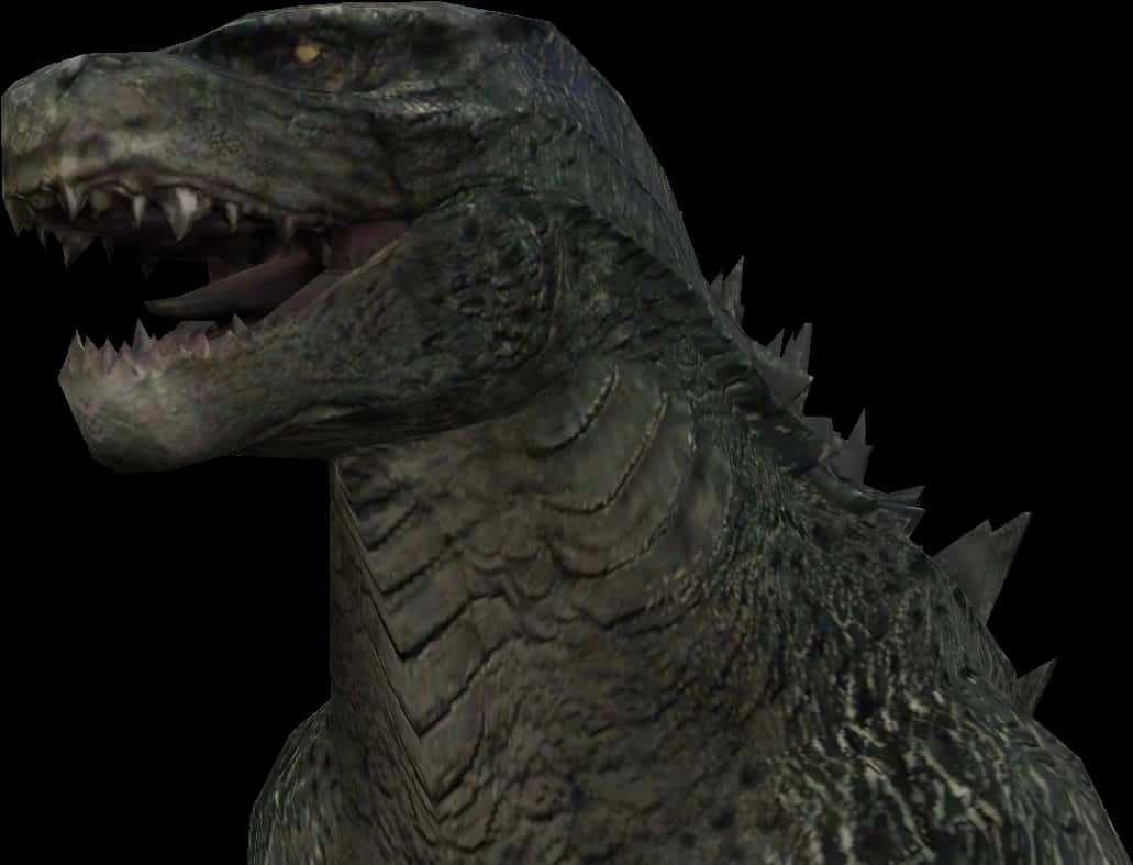 Cận cảnh đầu Godzilla Hình nền
