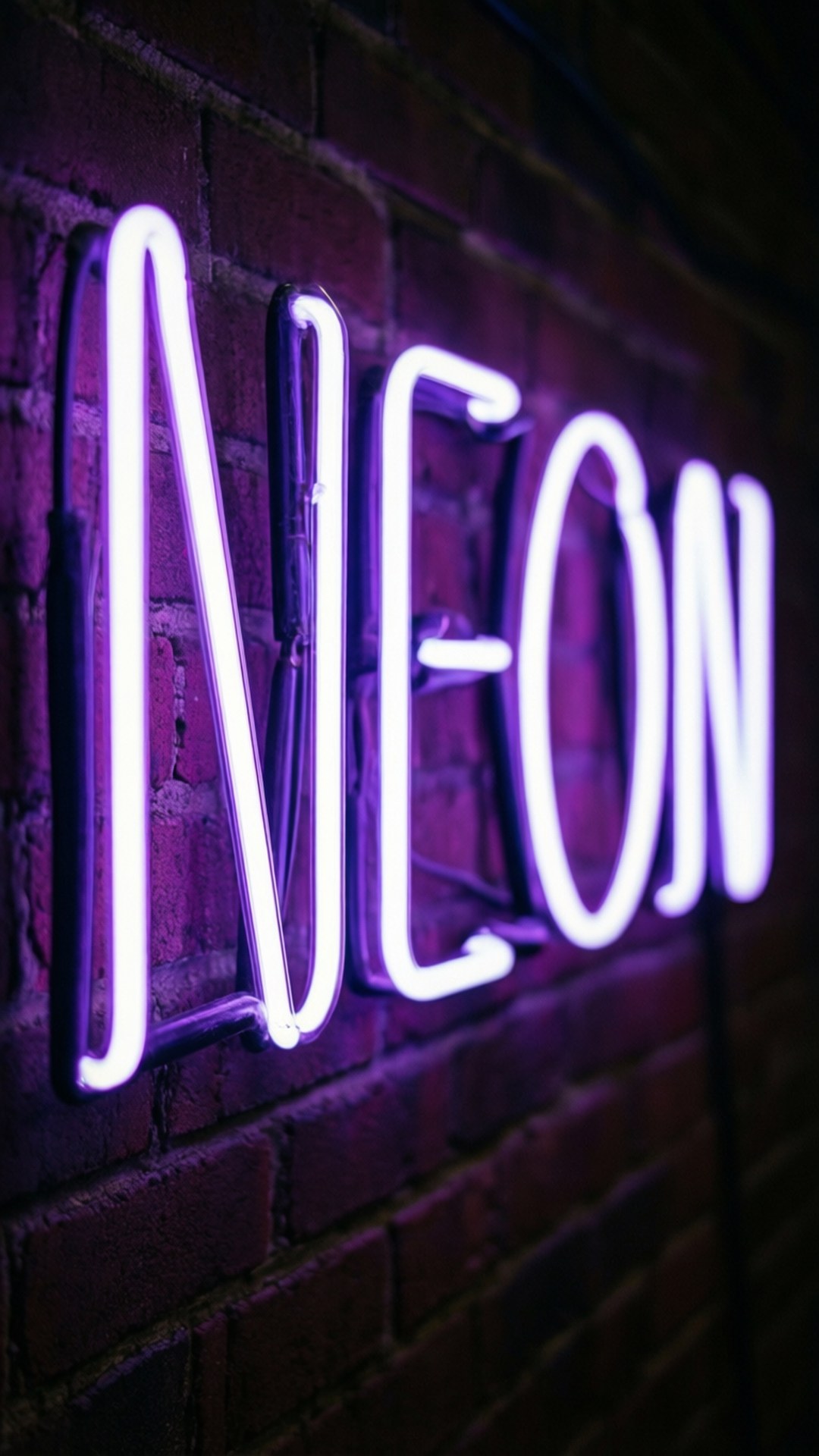 Cận cảnh biển hiệu neon Hình nền