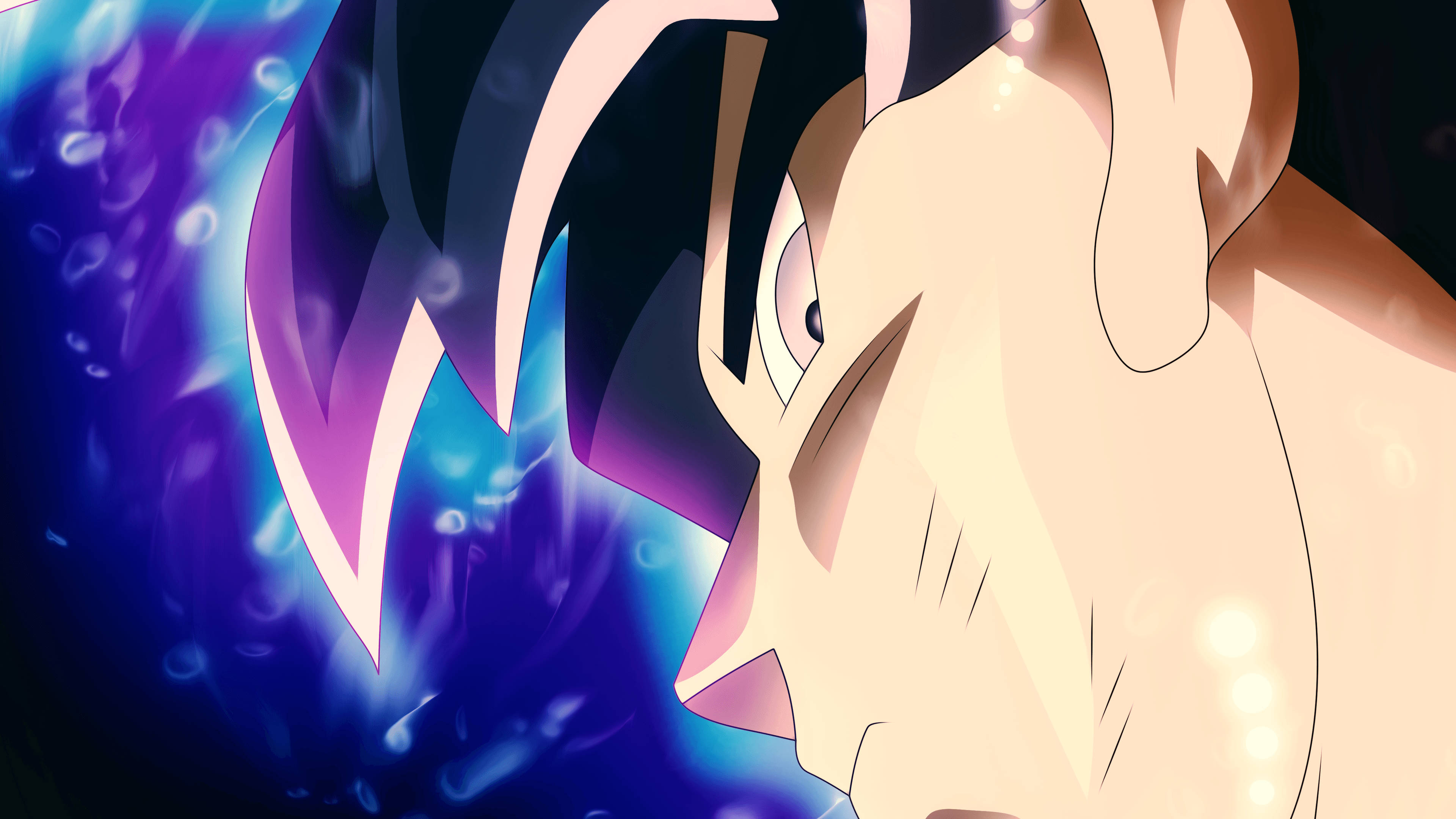 Cận Cảnh Goku Tự Tại Cực Công Hình nền