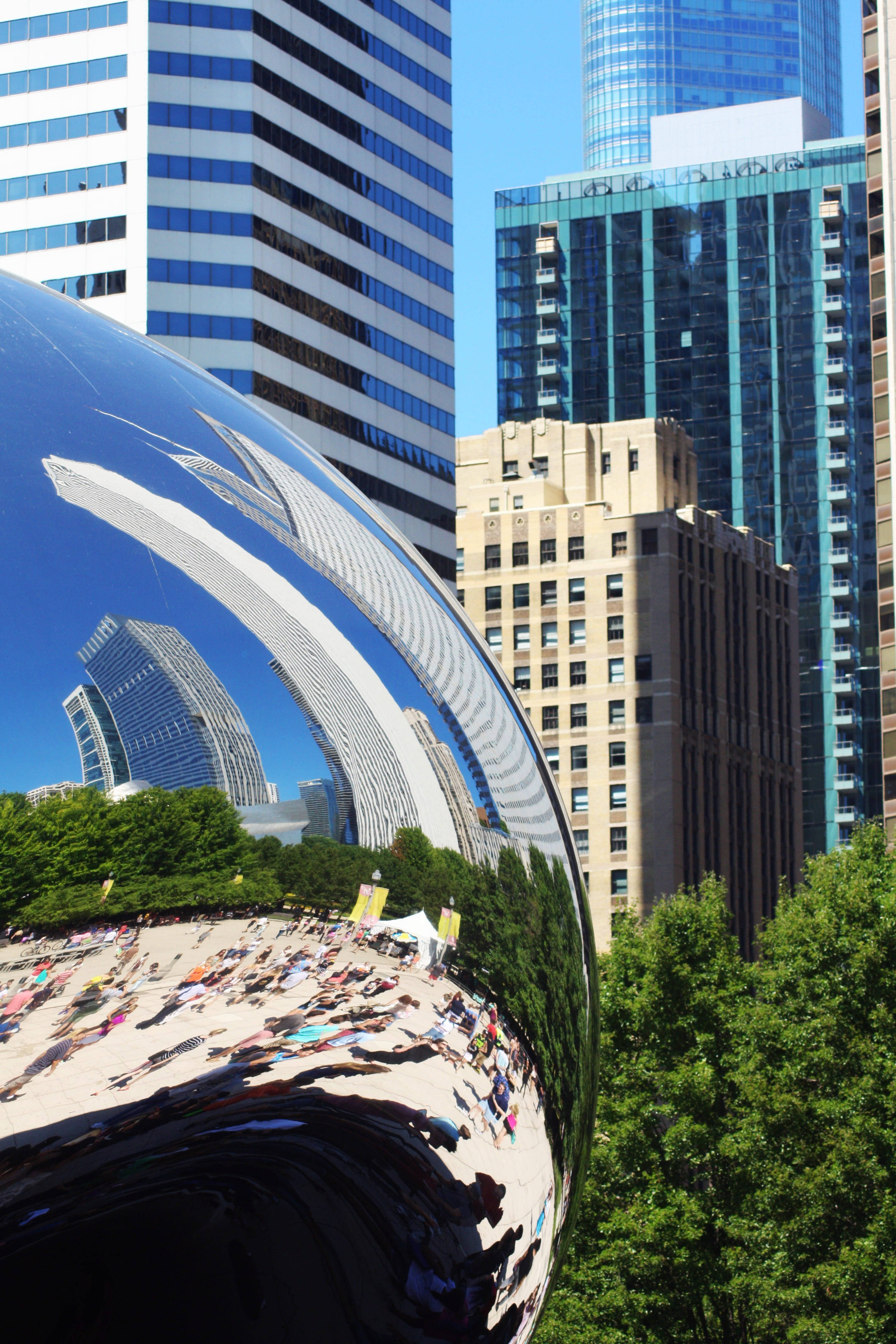 Cận cảnh The Bean Chicago Hình nền