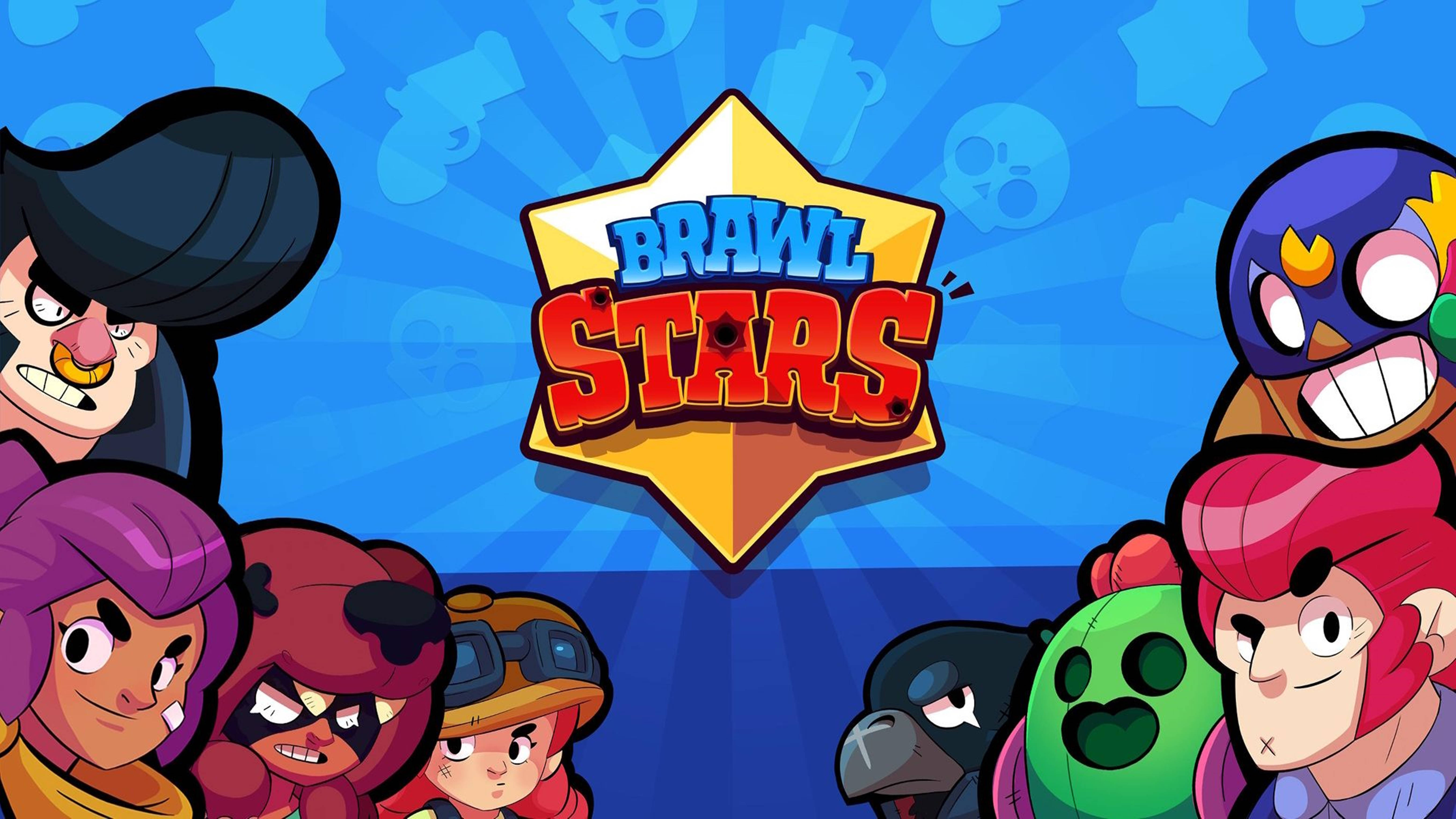 Cảnh Chiến Đấu Hoành Tráng - Brawl Stars 4K Hình nền