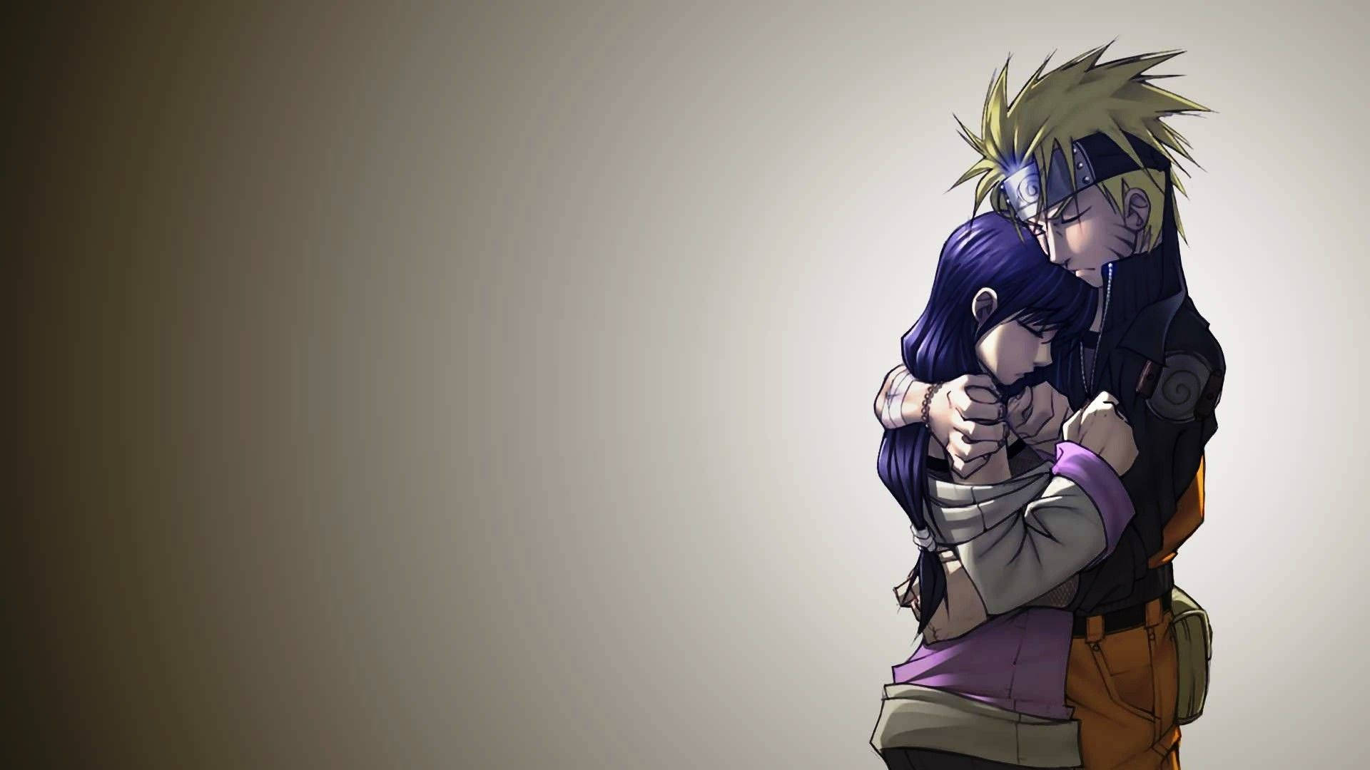 Cặp đôi Anime Naruto ôm nhau Hình nền