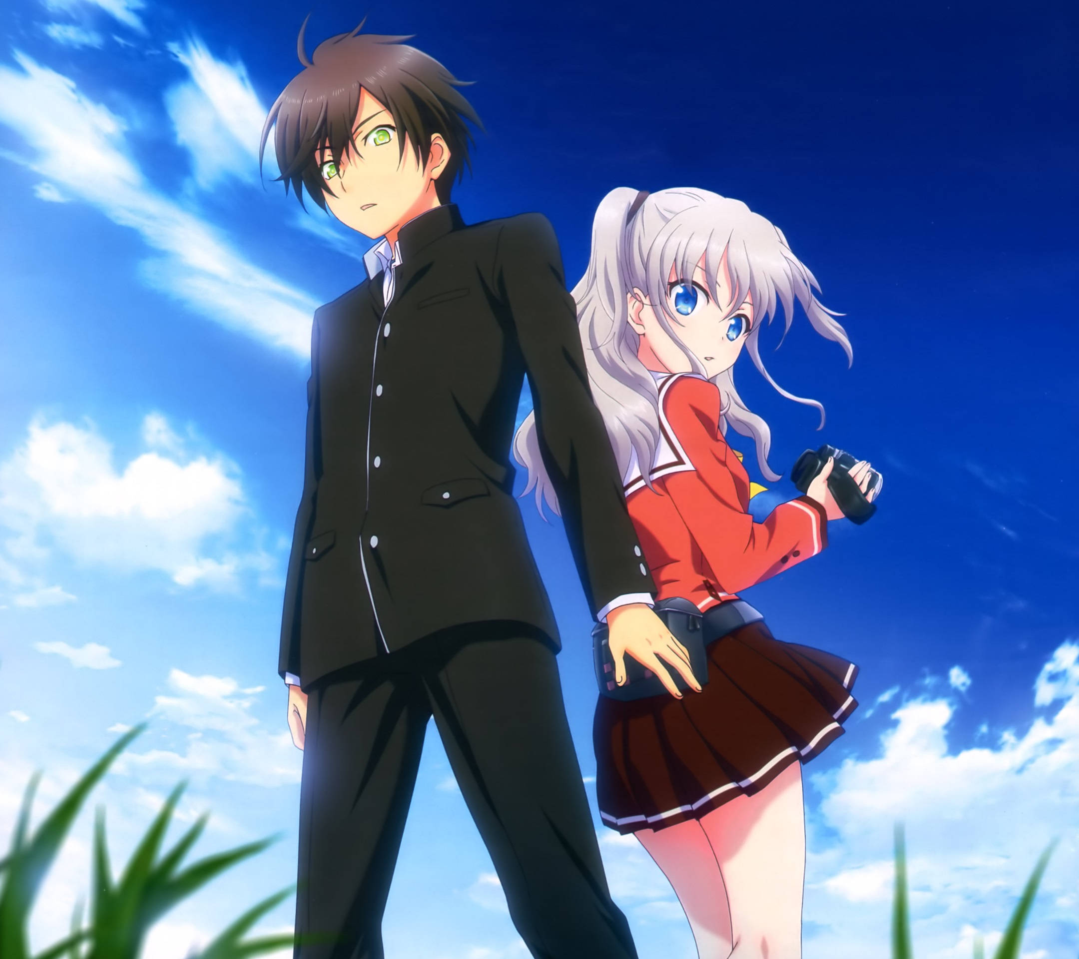Cặp đôi Anime Charlotte Hình nền
