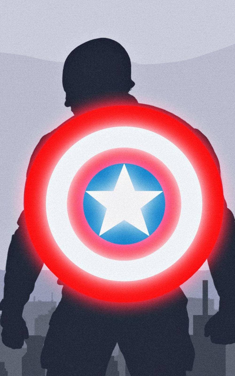 Captain America Điện thoại Di động Khiên Phát sáng Hình nền